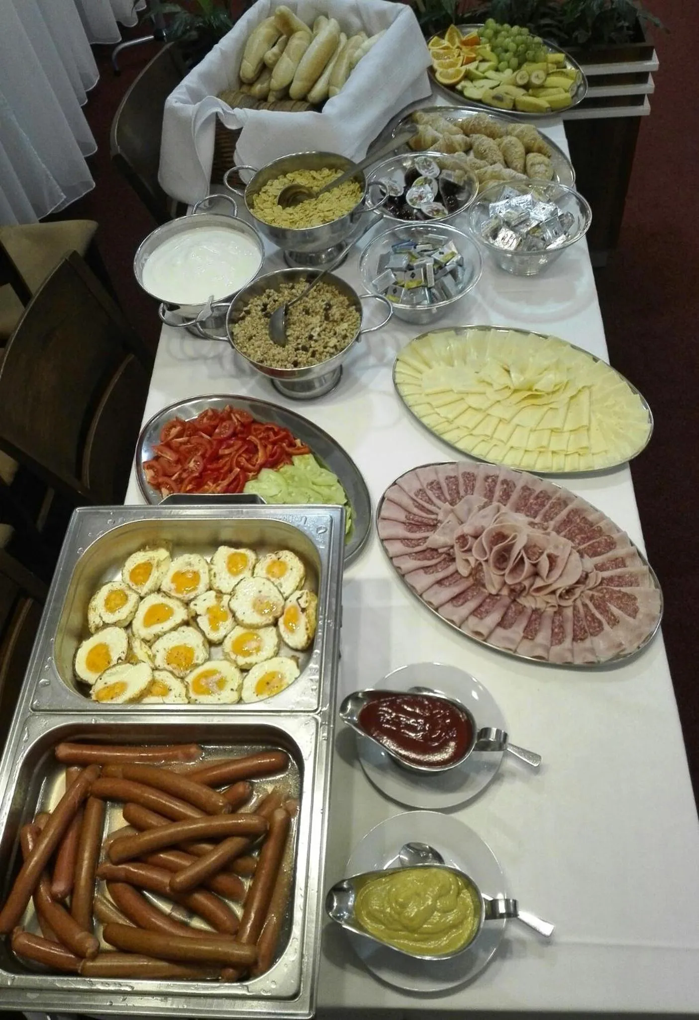 Breakfast in Hotel Arkáda