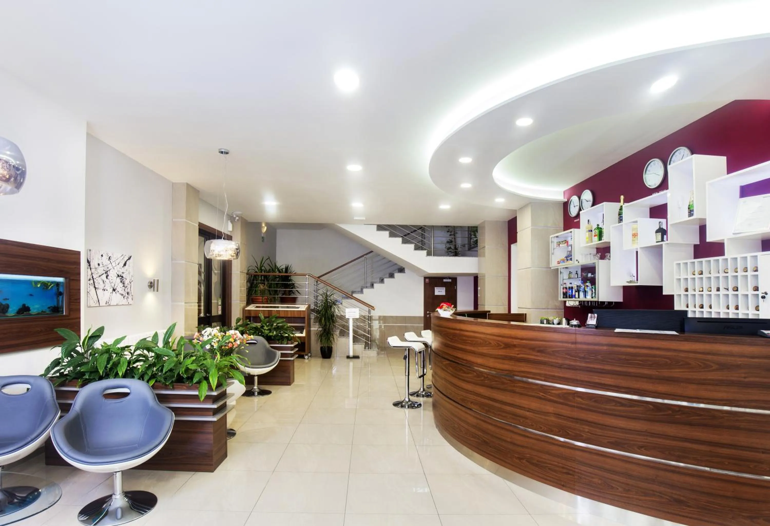 Lobby or reception in Hotel Arkáda