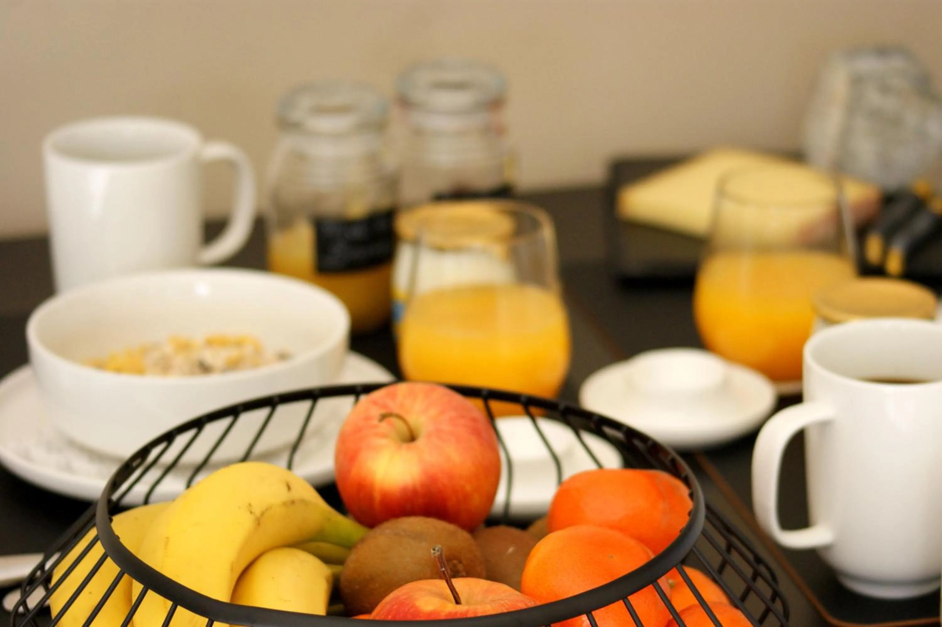 Continental breakfast in LA FERME D'AIGUROLLES