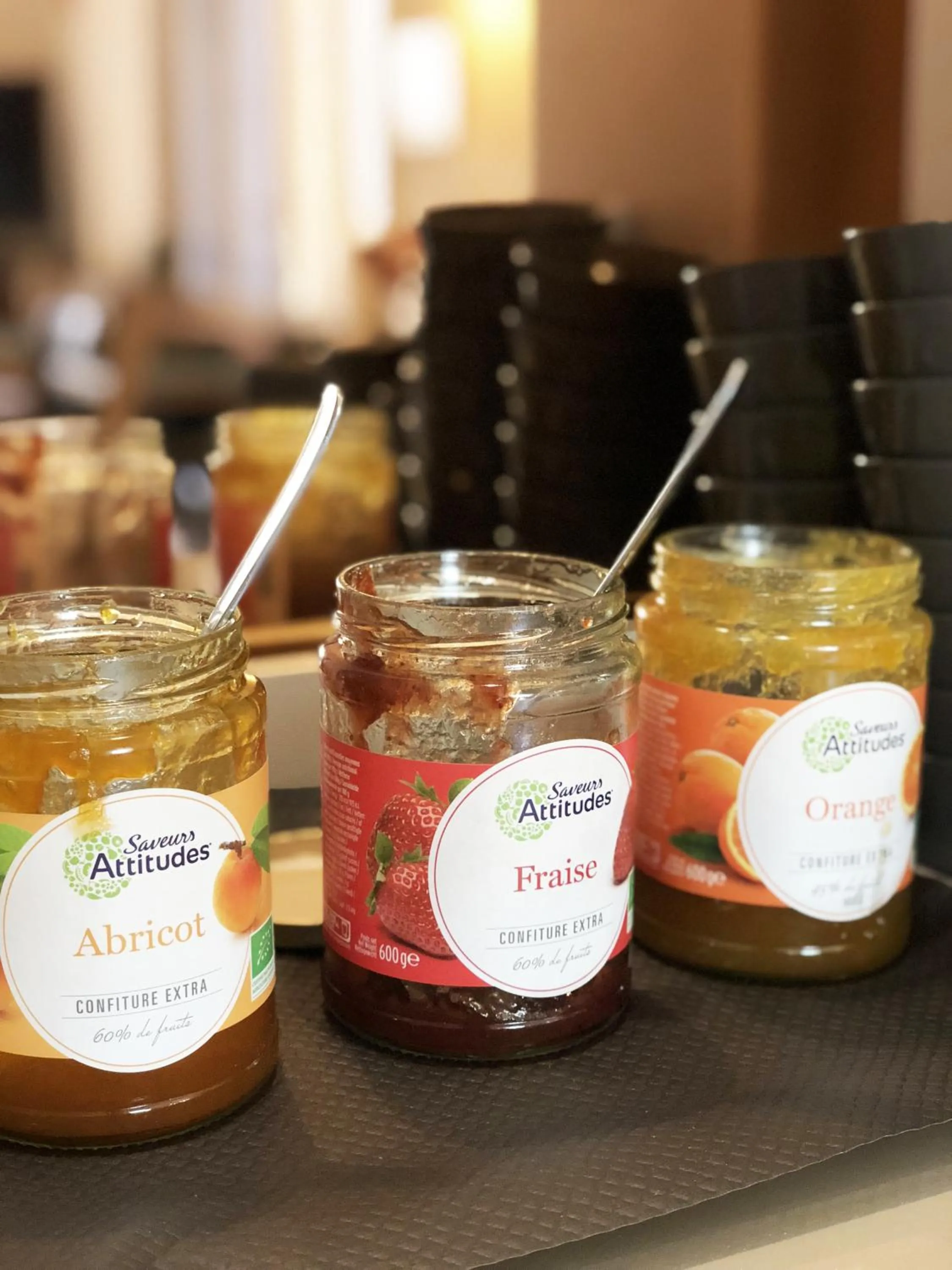 Buffet breakfast in Hotel Bleu de Mer