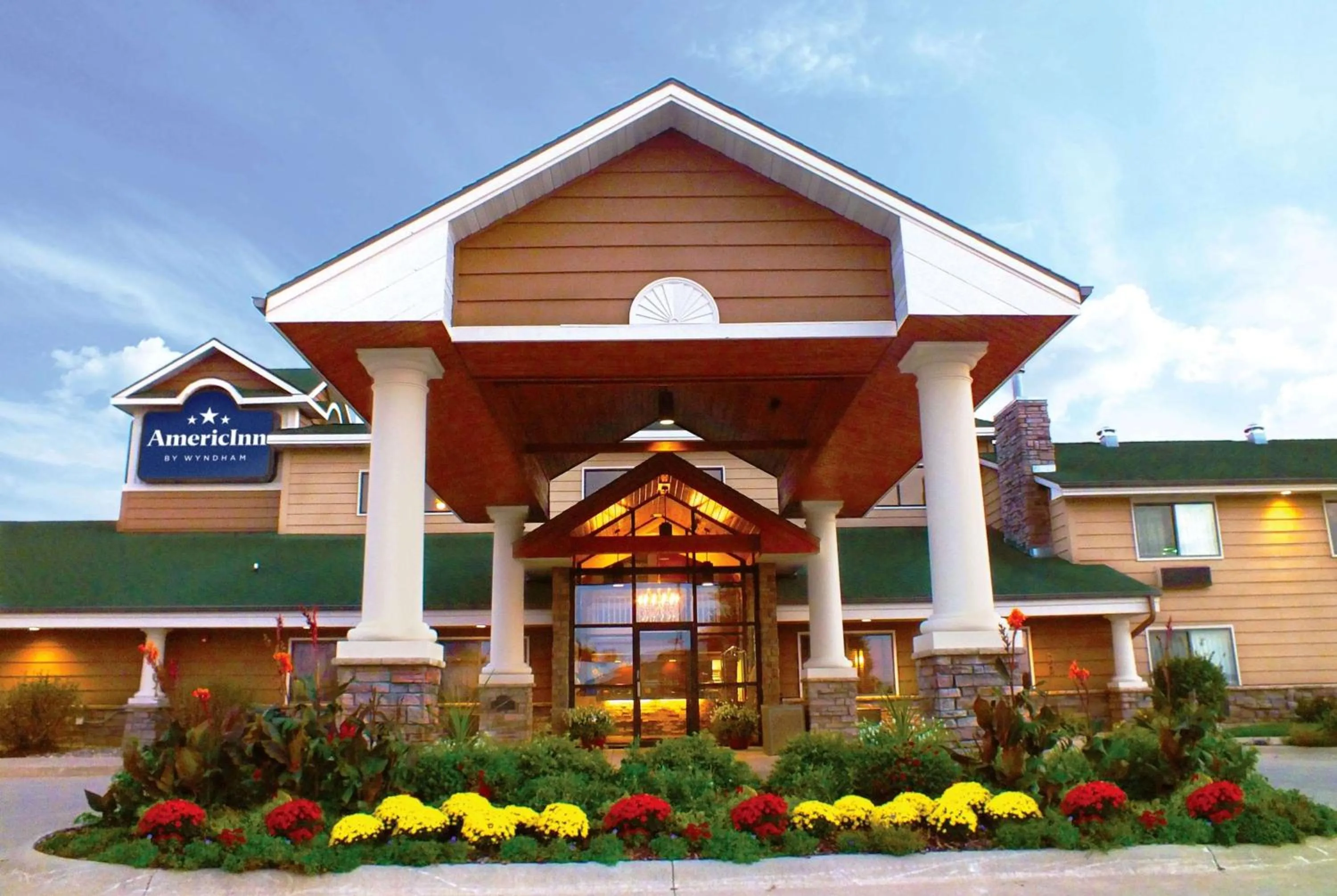 Property building in AmericInn by Wyndham Okoboji