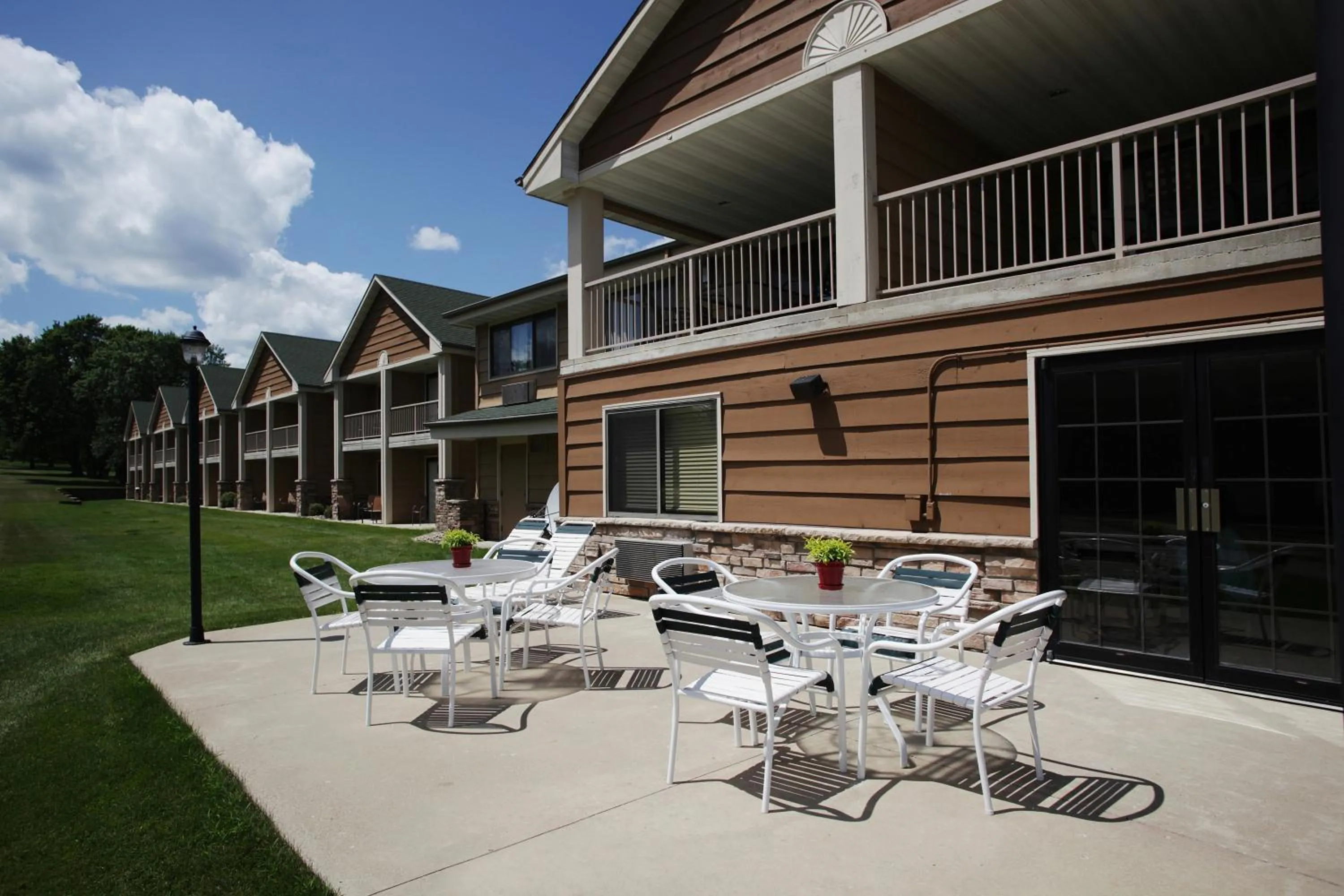 Balcony/Terrace in AmericInn by Wyndham Okoboji