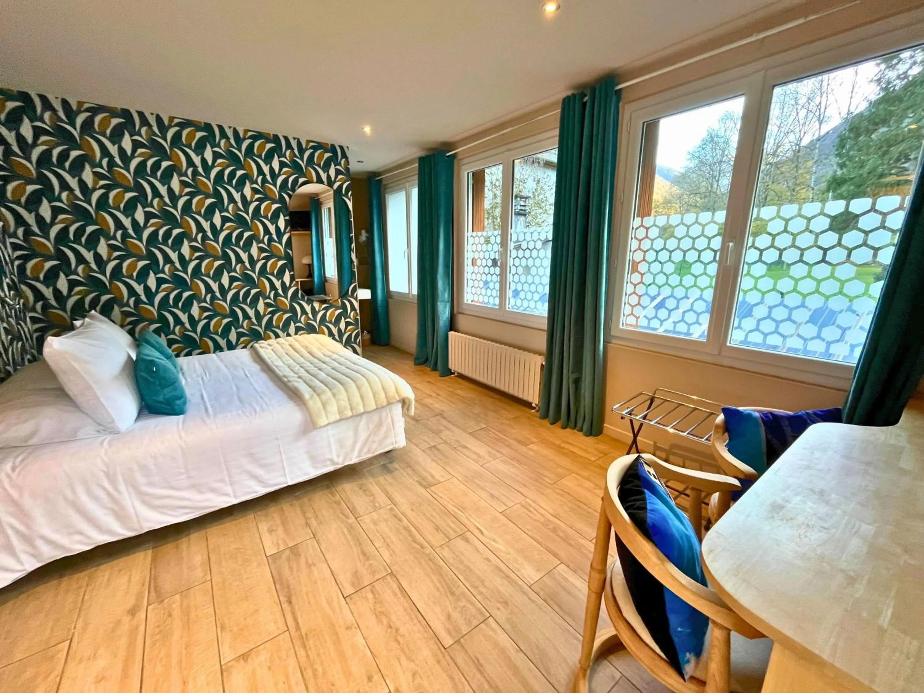 Bed in Hôtel La Rencluse