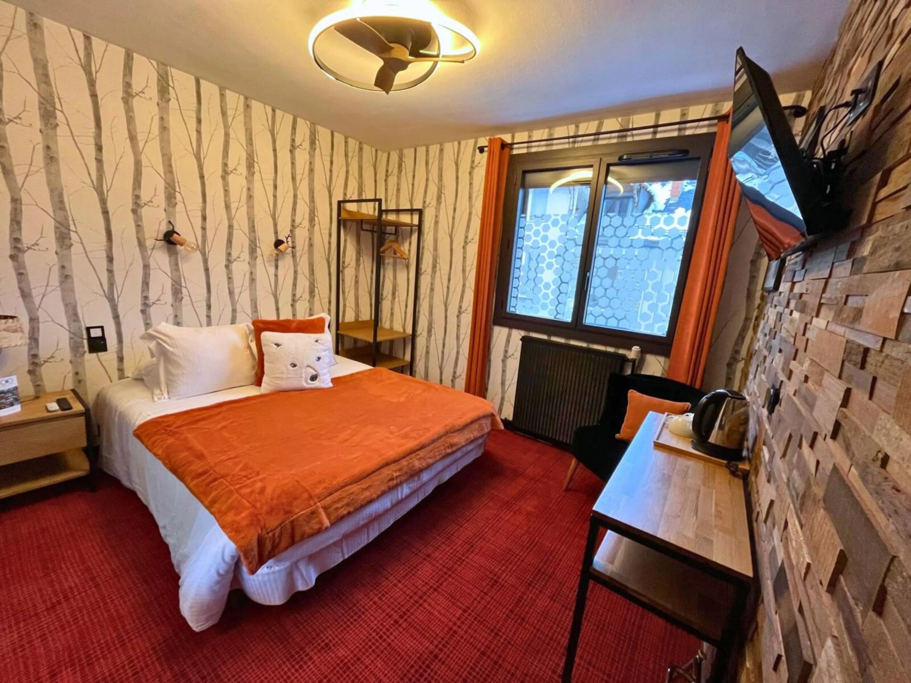 Bed in Hôtel La Rencluse