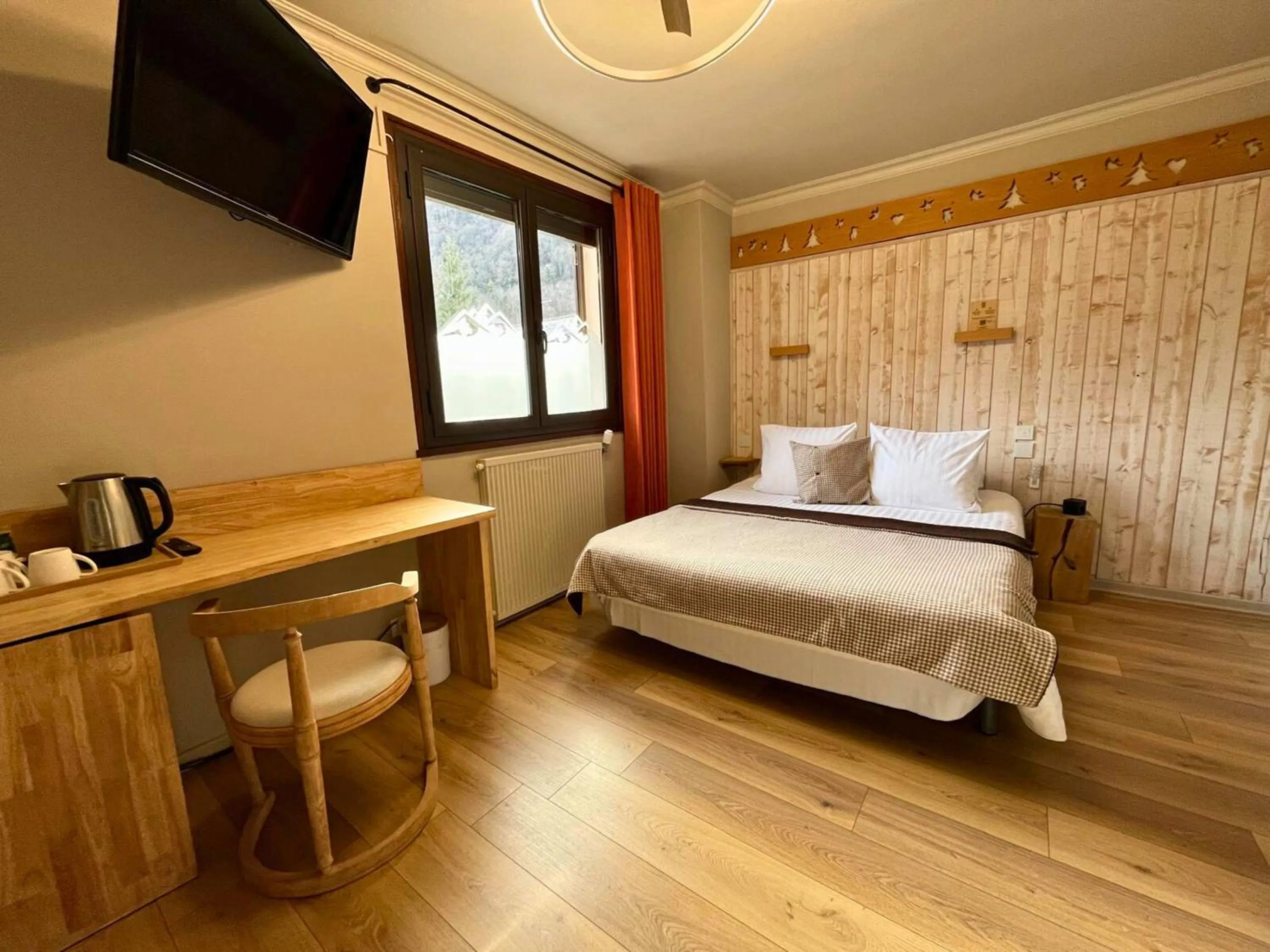 Bed in Hôtel La Rencluse