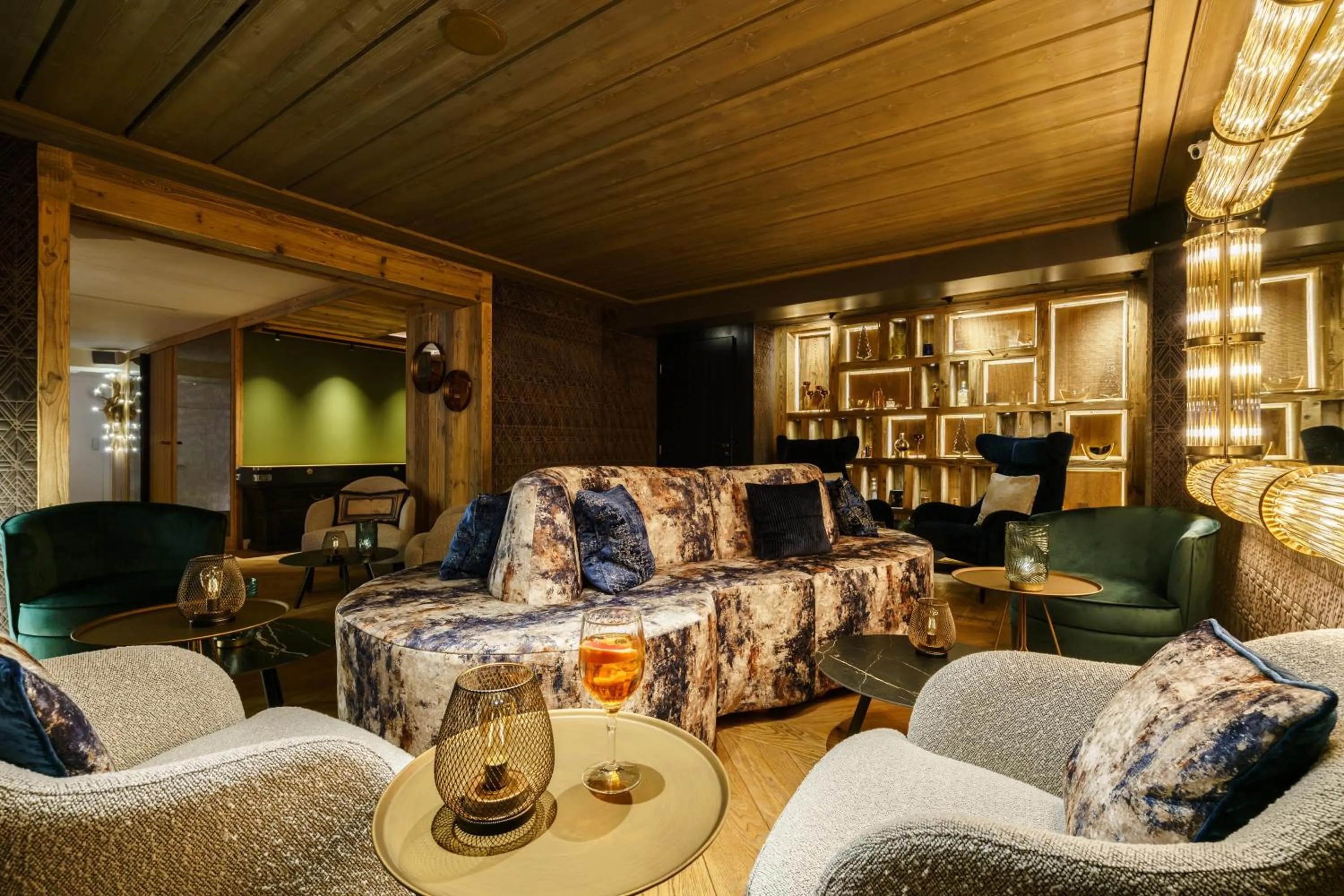 Lounge or bar in Hôtel La Sivolière