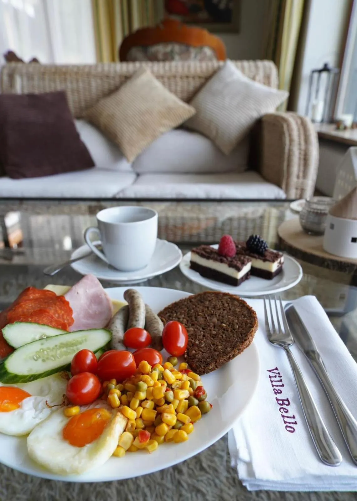 Food and drinks in SPA Hotel "Villa Bello"