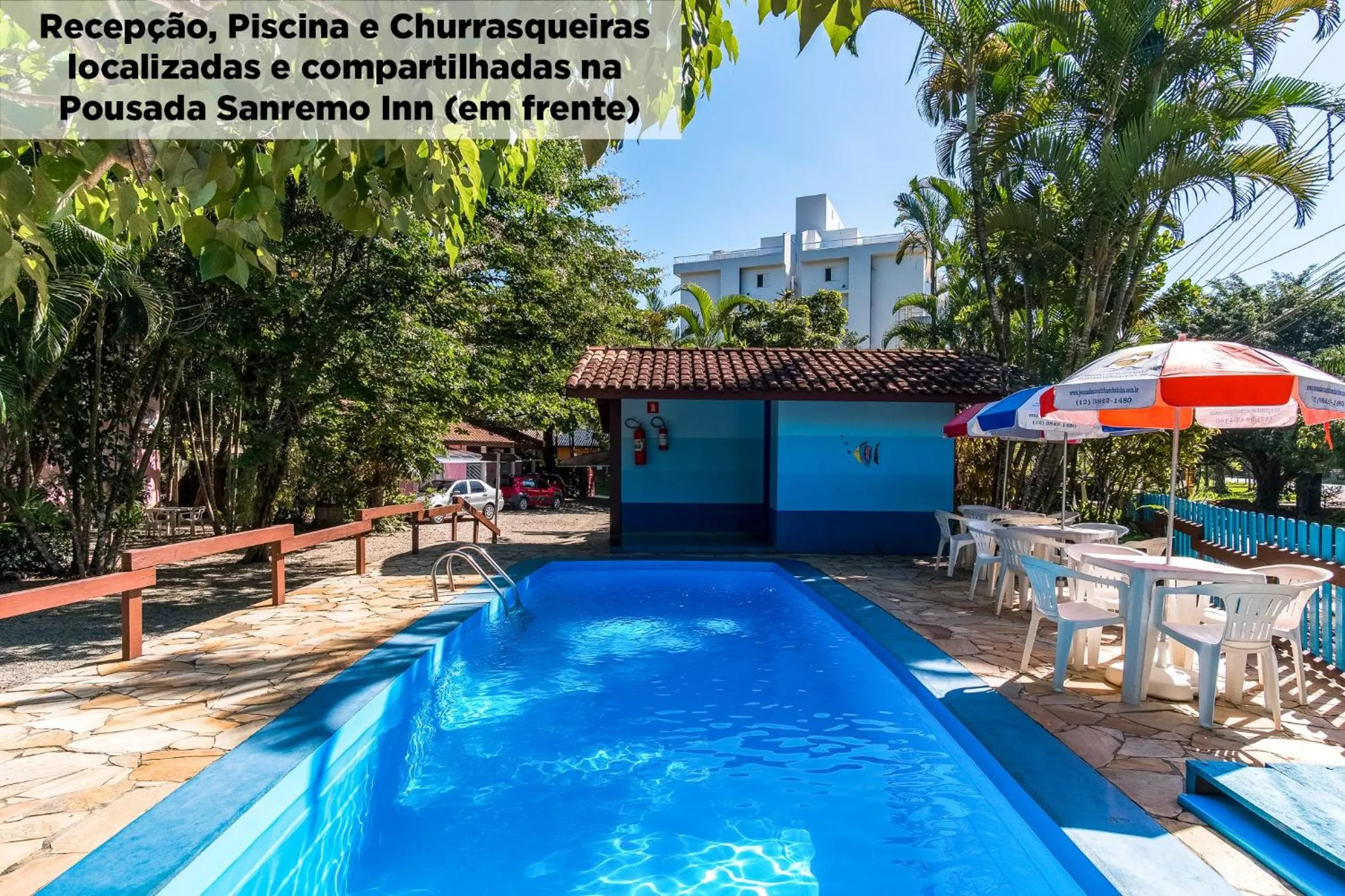 Swimming pool in Pousada Villa Piemonte