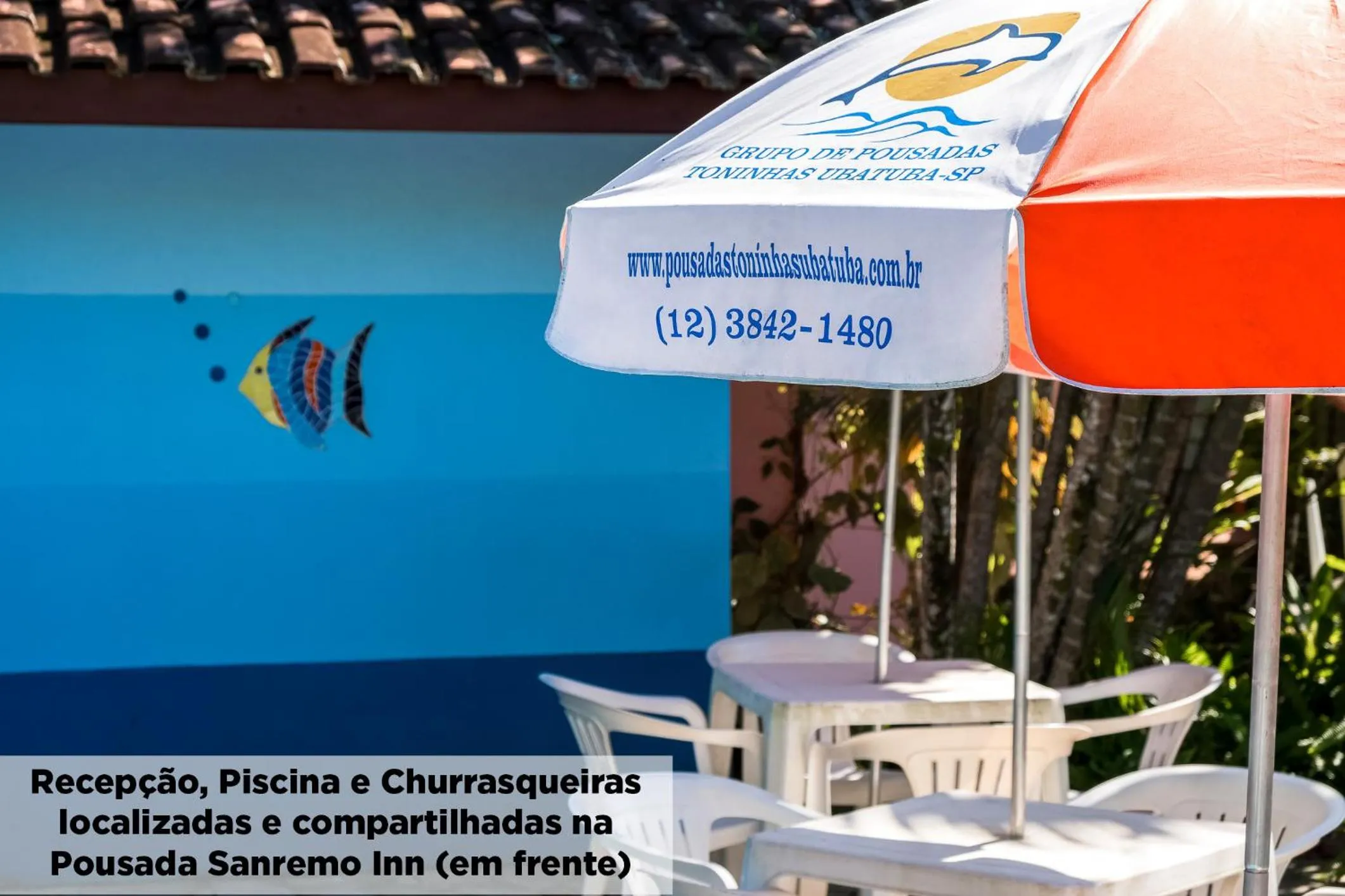 Swimming pool in Pousada Villa Piemonte