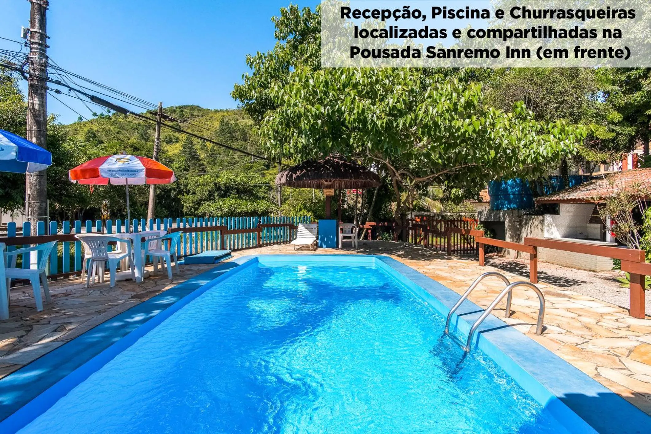 Swimming pool in Pousada Villa Piemonte