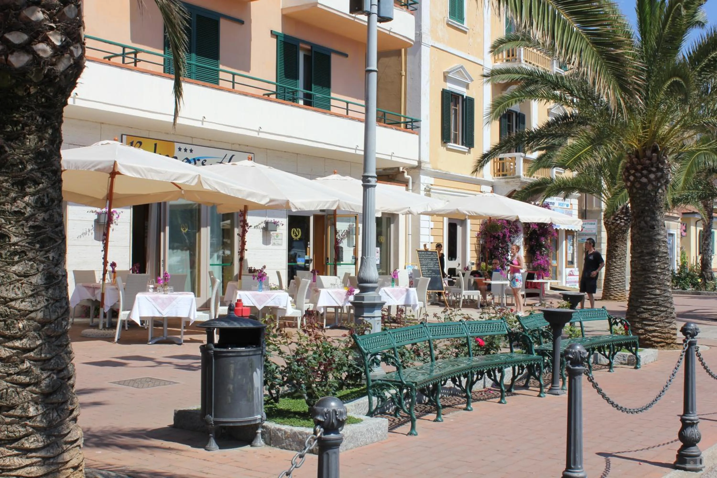 Seating area in Hotel Belmare