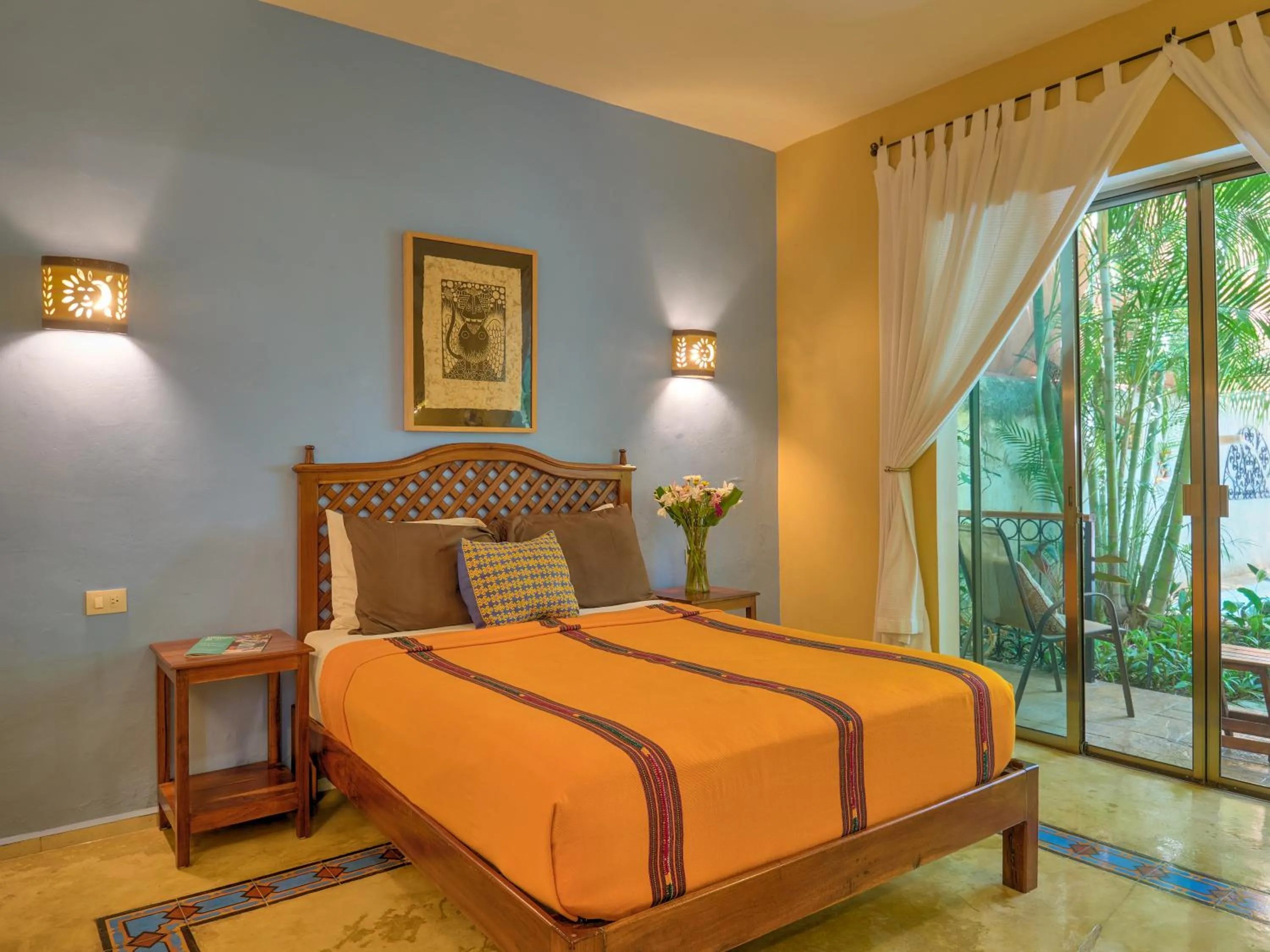 Bed in Casa Del Maya Bed & Breakfast