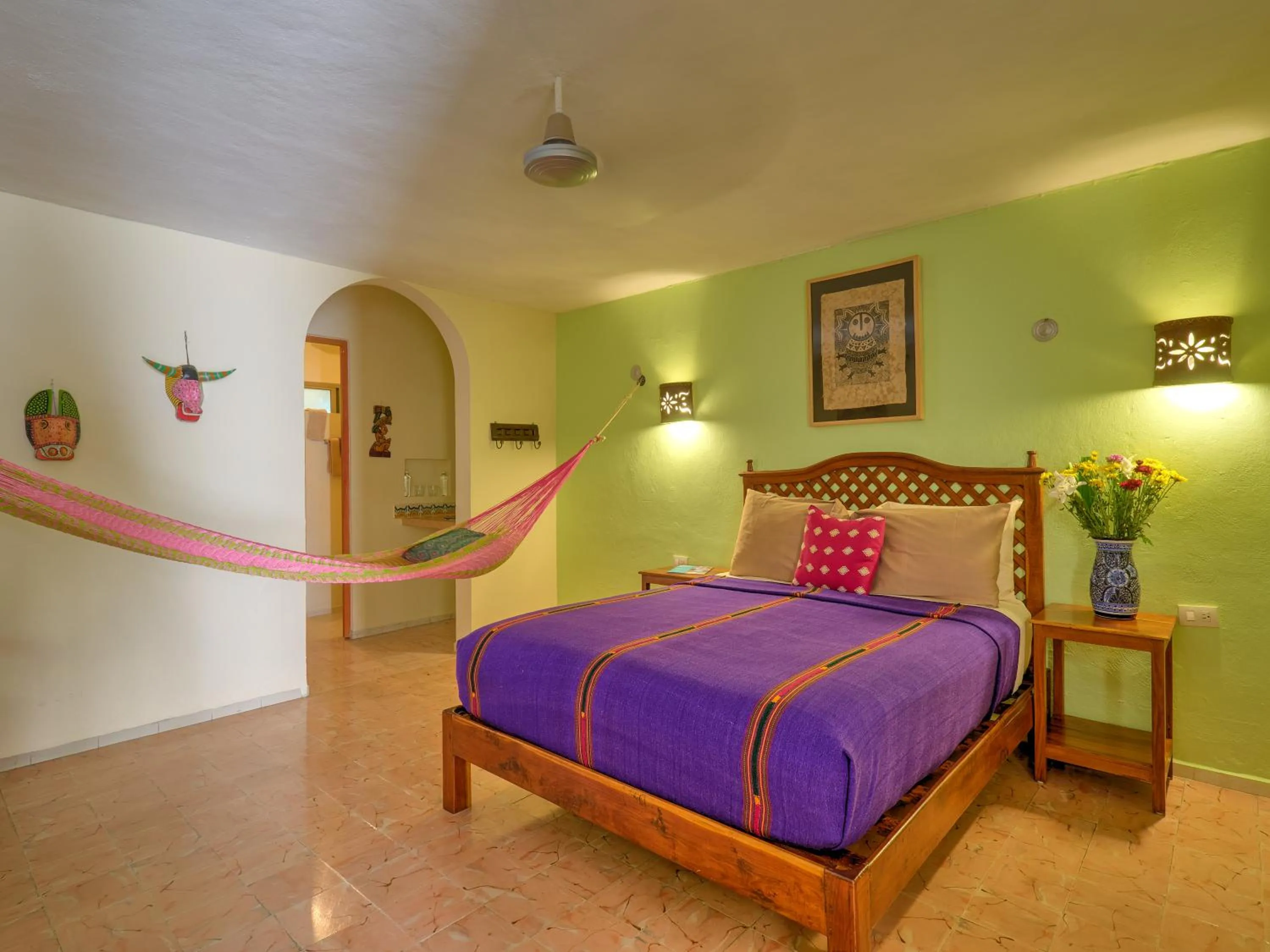 Bed in Casa Del Maya Bed & Breakfast