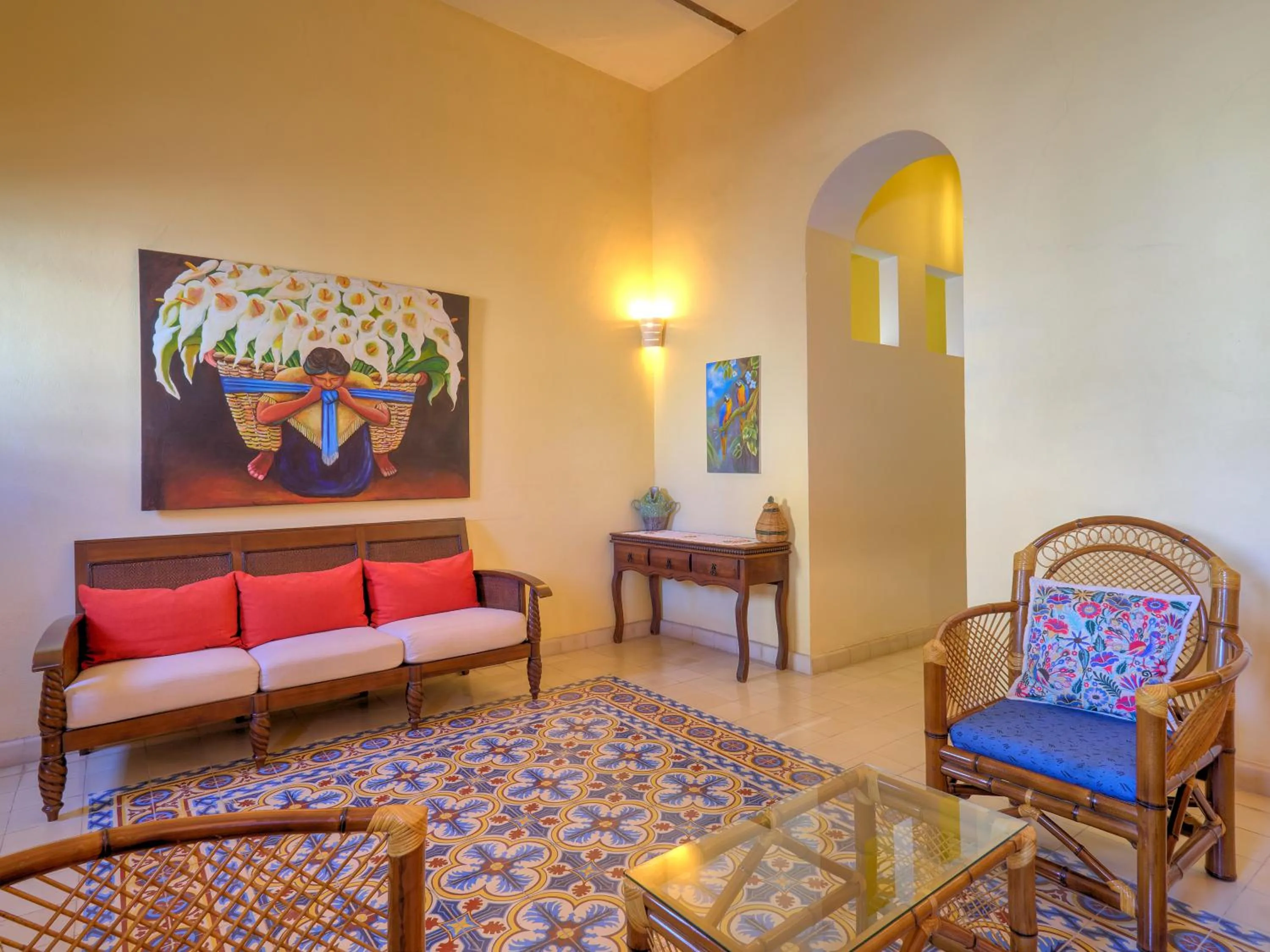 Living room in Casa Del Maya Bed & Breakfast