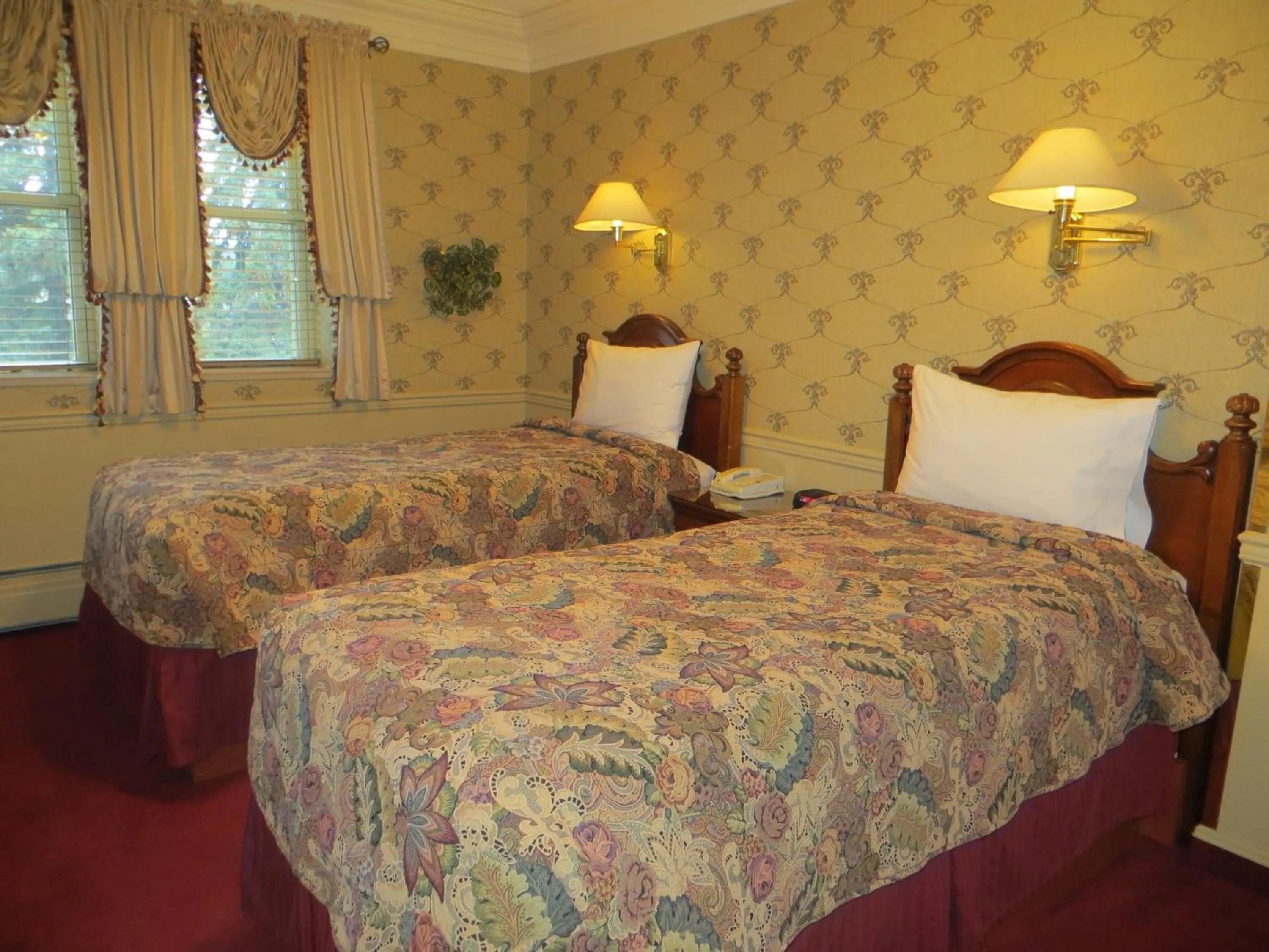 Bed in Athabasca Hotel