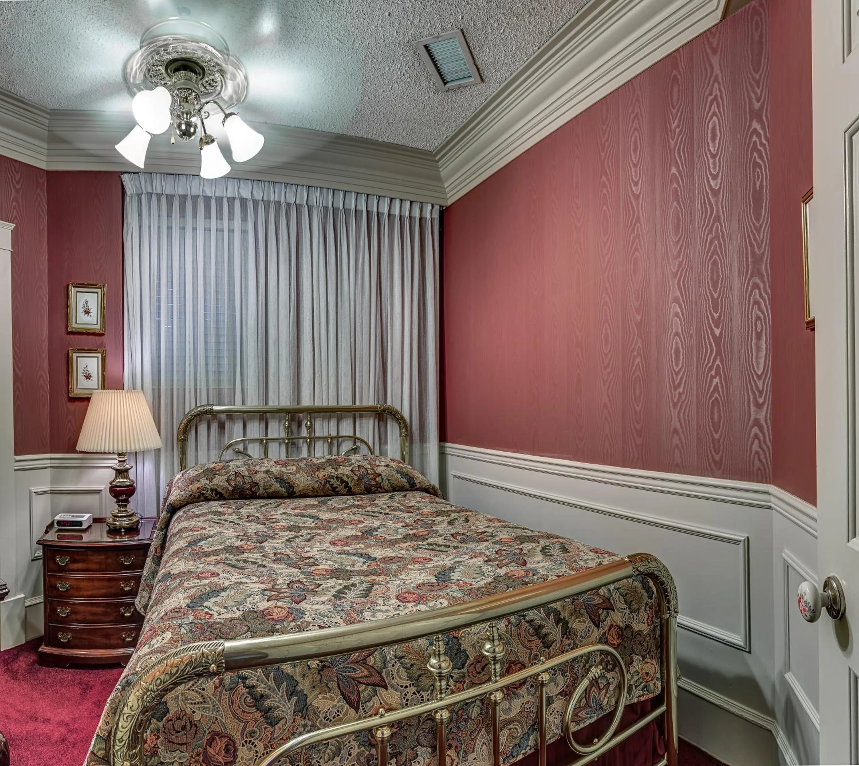 Bed in Athabasca Hotel