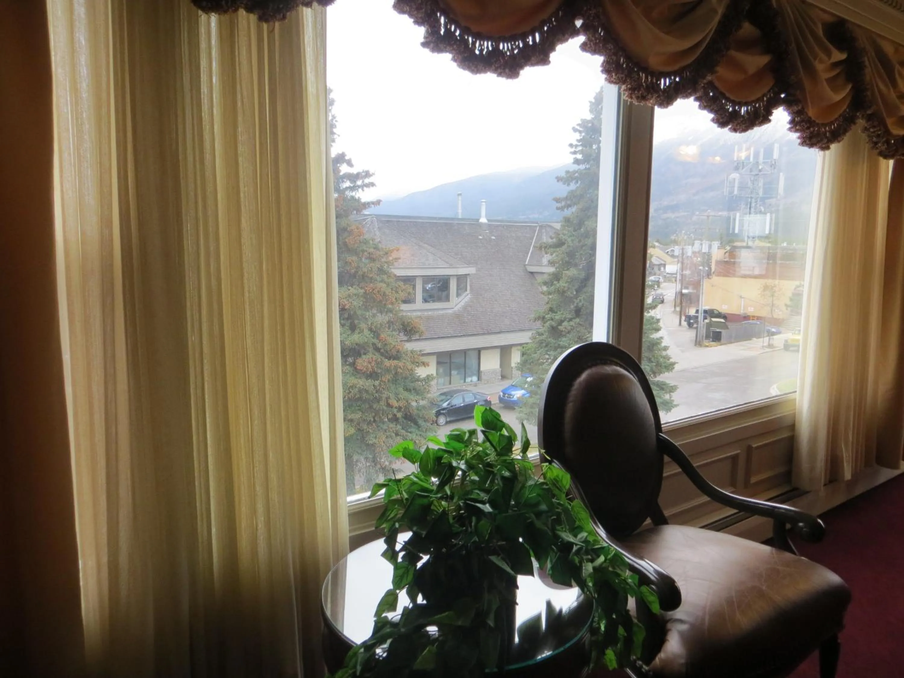 Decorative detail in Athabasca Hotel