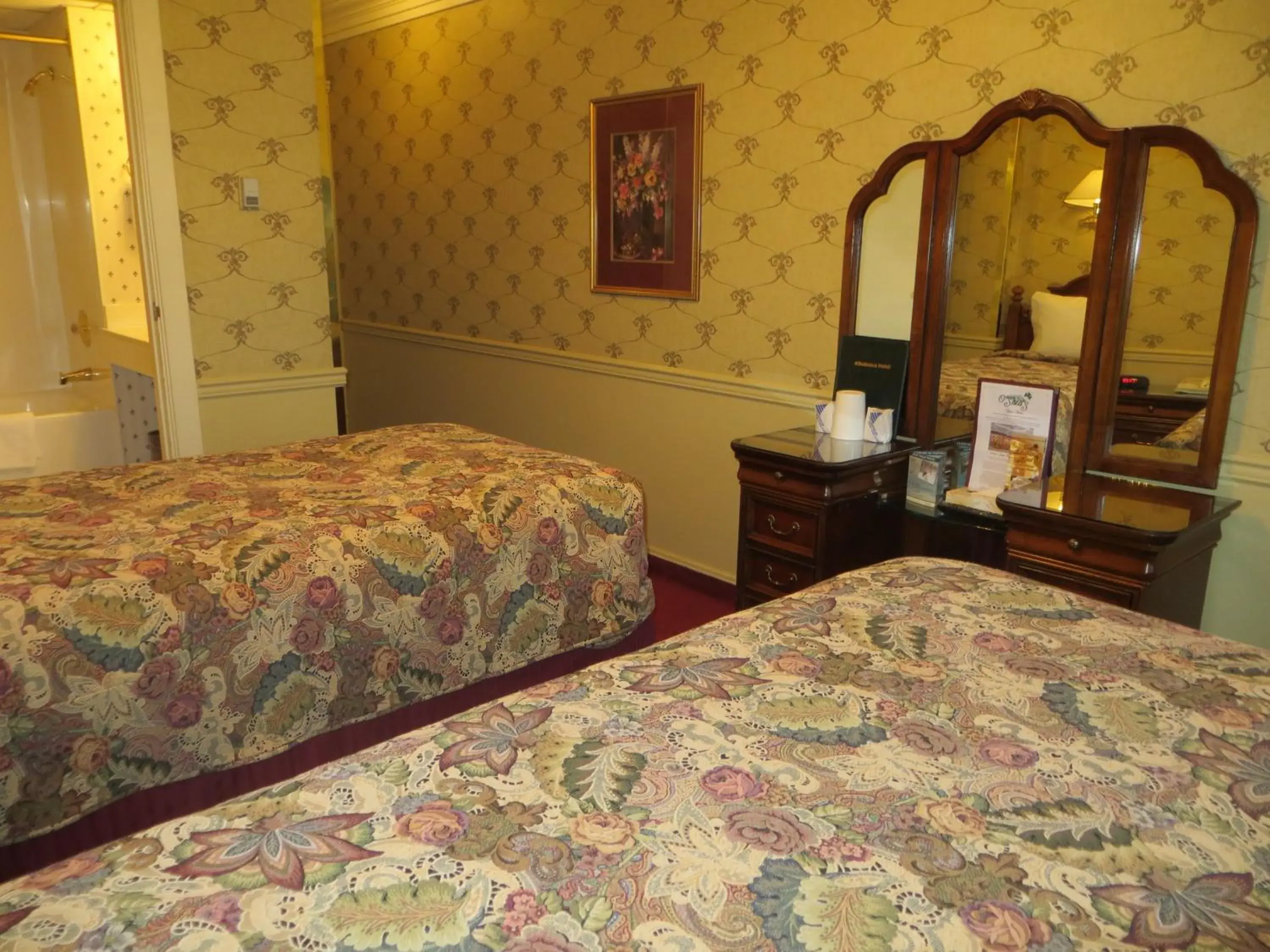 Bed in Athabasca Hotel Bed in Athabasca Hotel