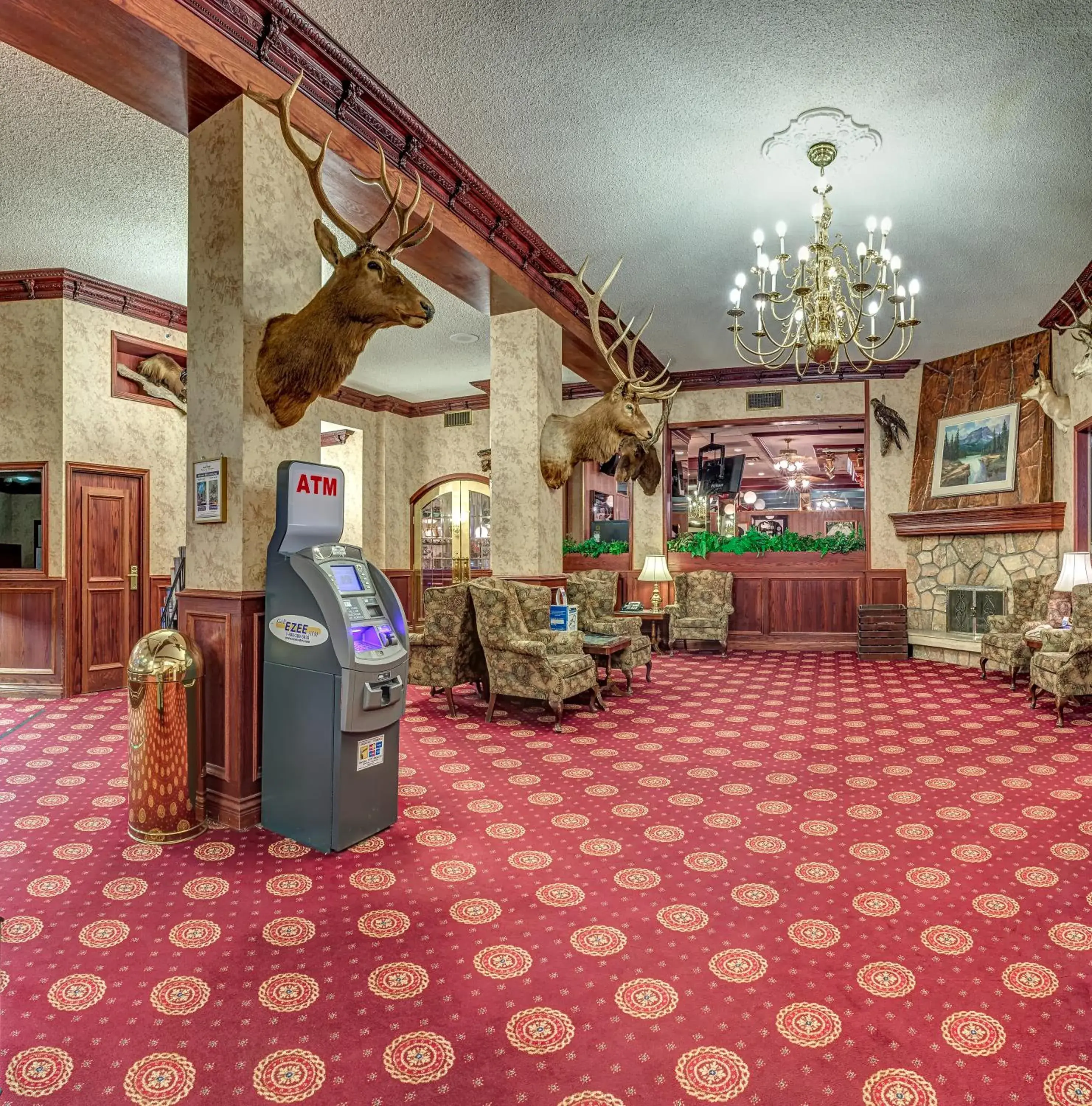 Lobby or reception in Athabasca Hotel Lobby or reception in Athabasca Hotel