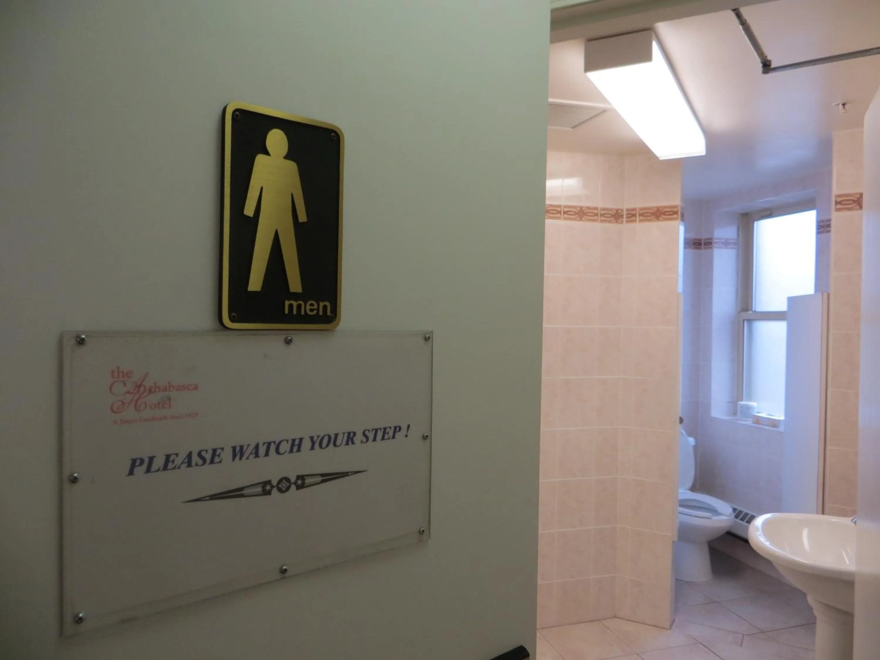 Bathroom in Athabasca Hotel