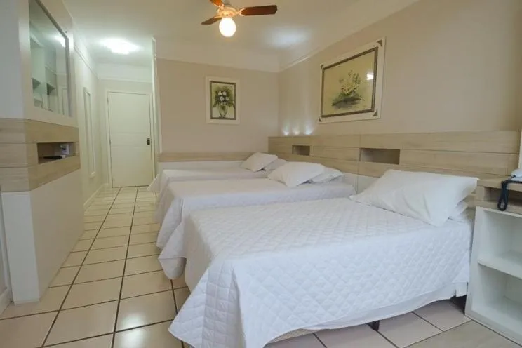 Bed in Hotel Araçá