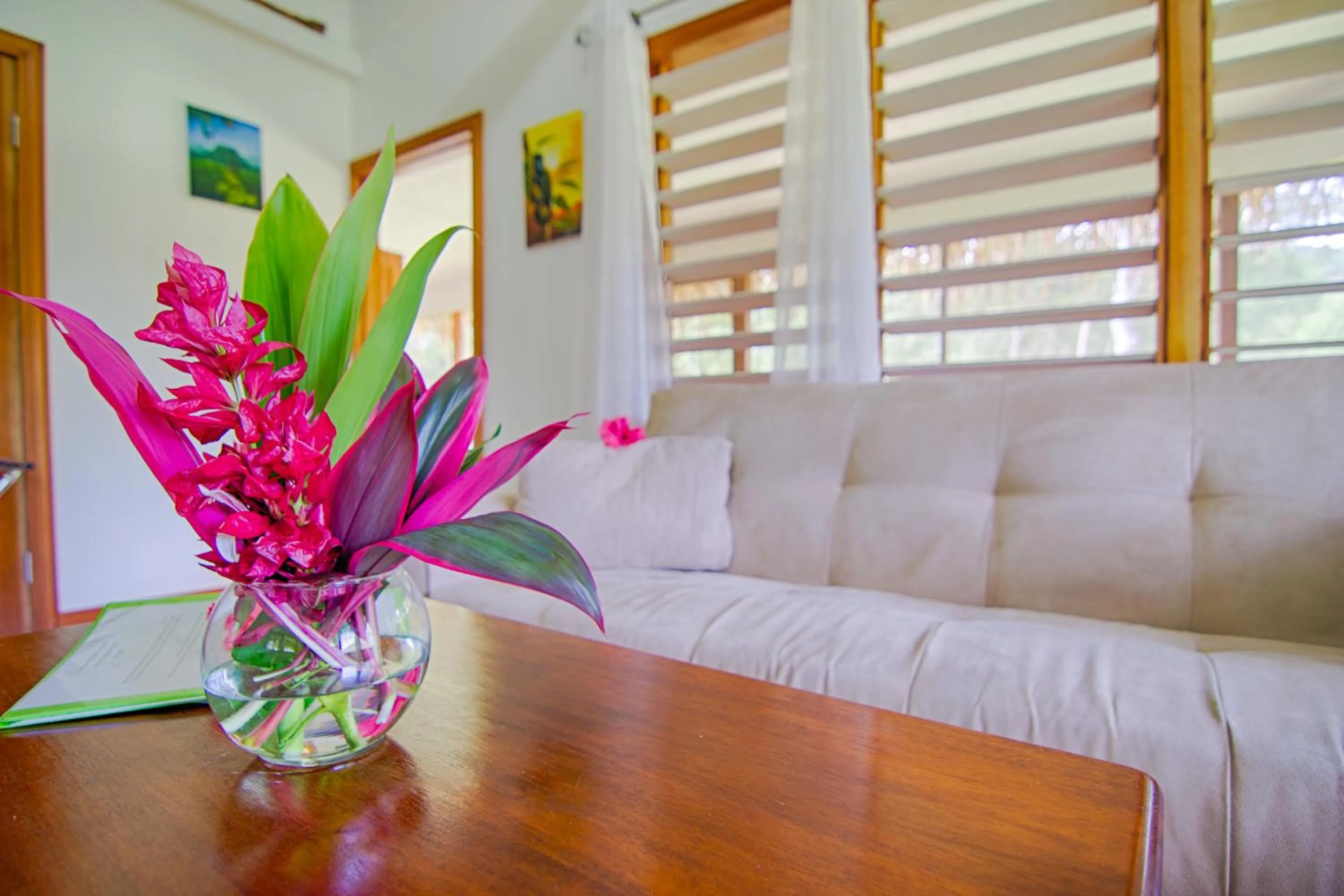 Seating area in Bocawina Rainforest Resort