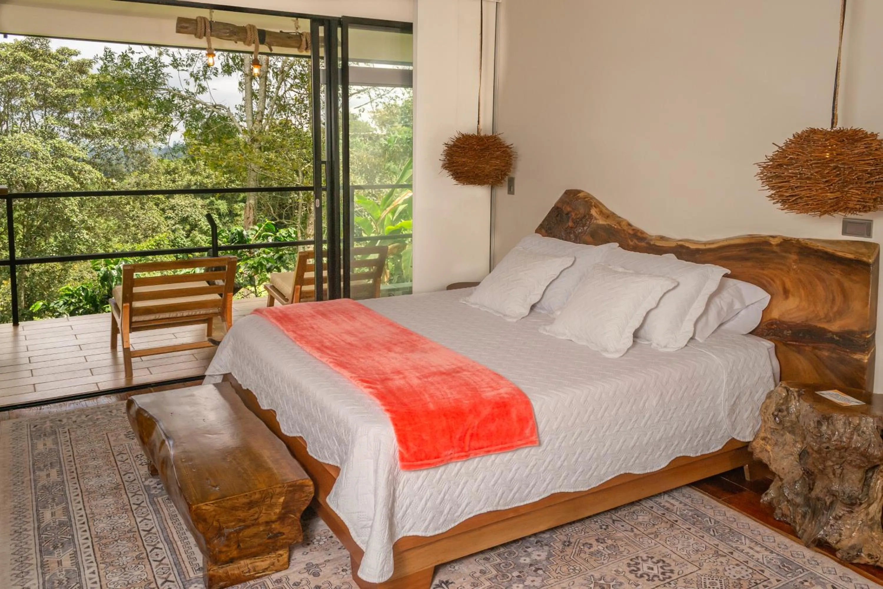 View (from property/room), Bed in El Edén Country hotel y Club Residencial