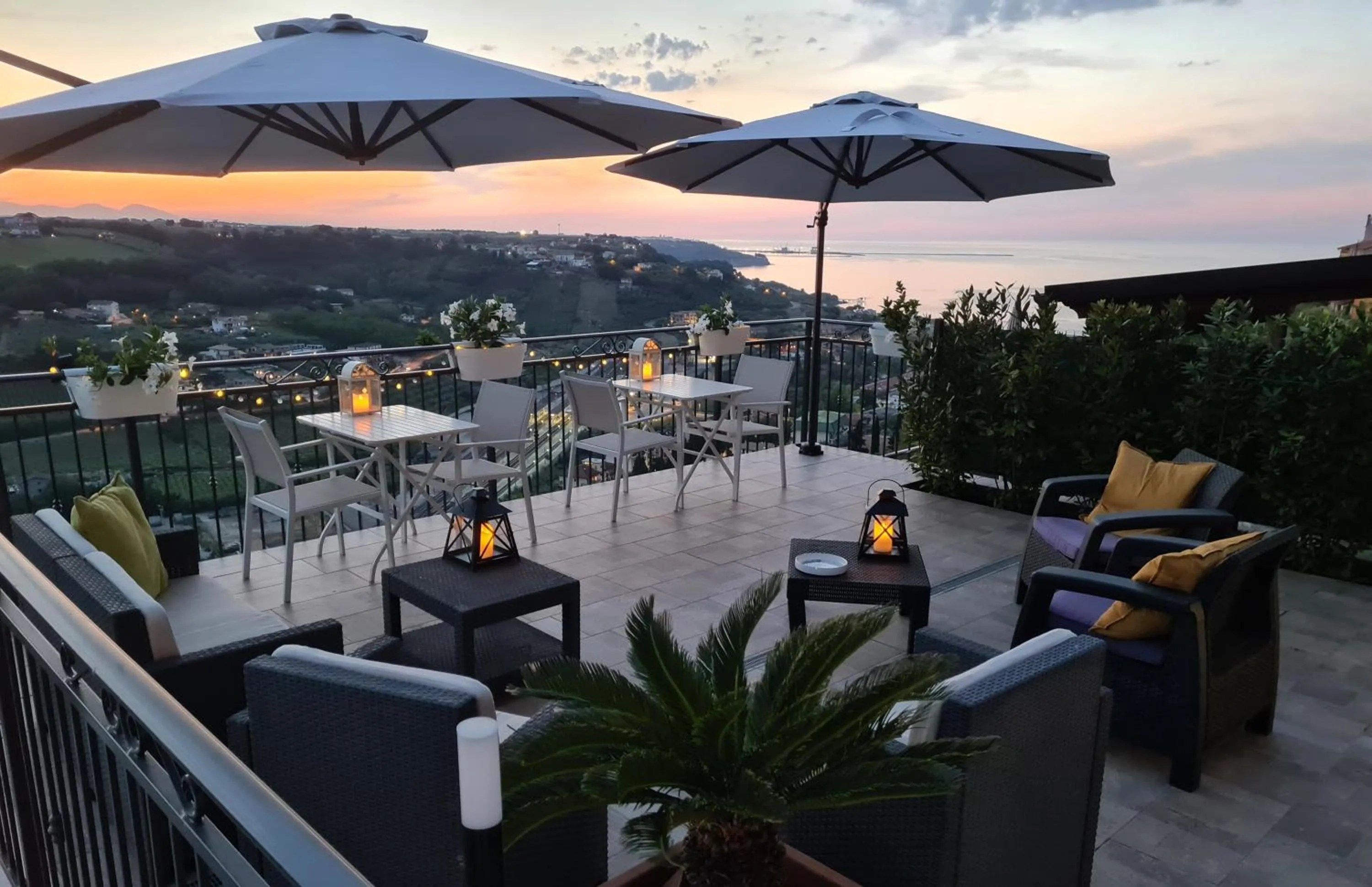 Sunset in Il Nido B&B