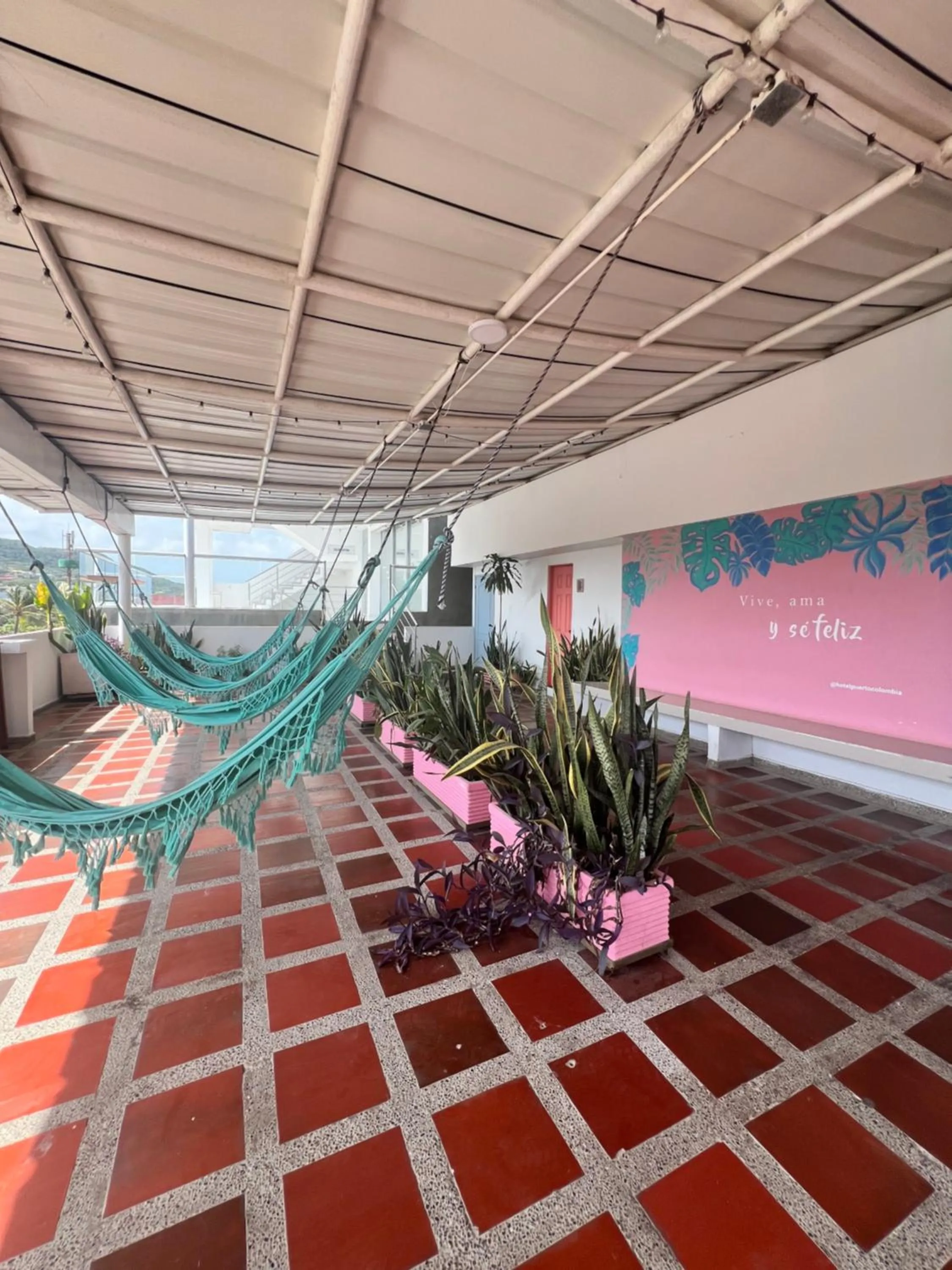 Living room in Hotel Puerto Colombia