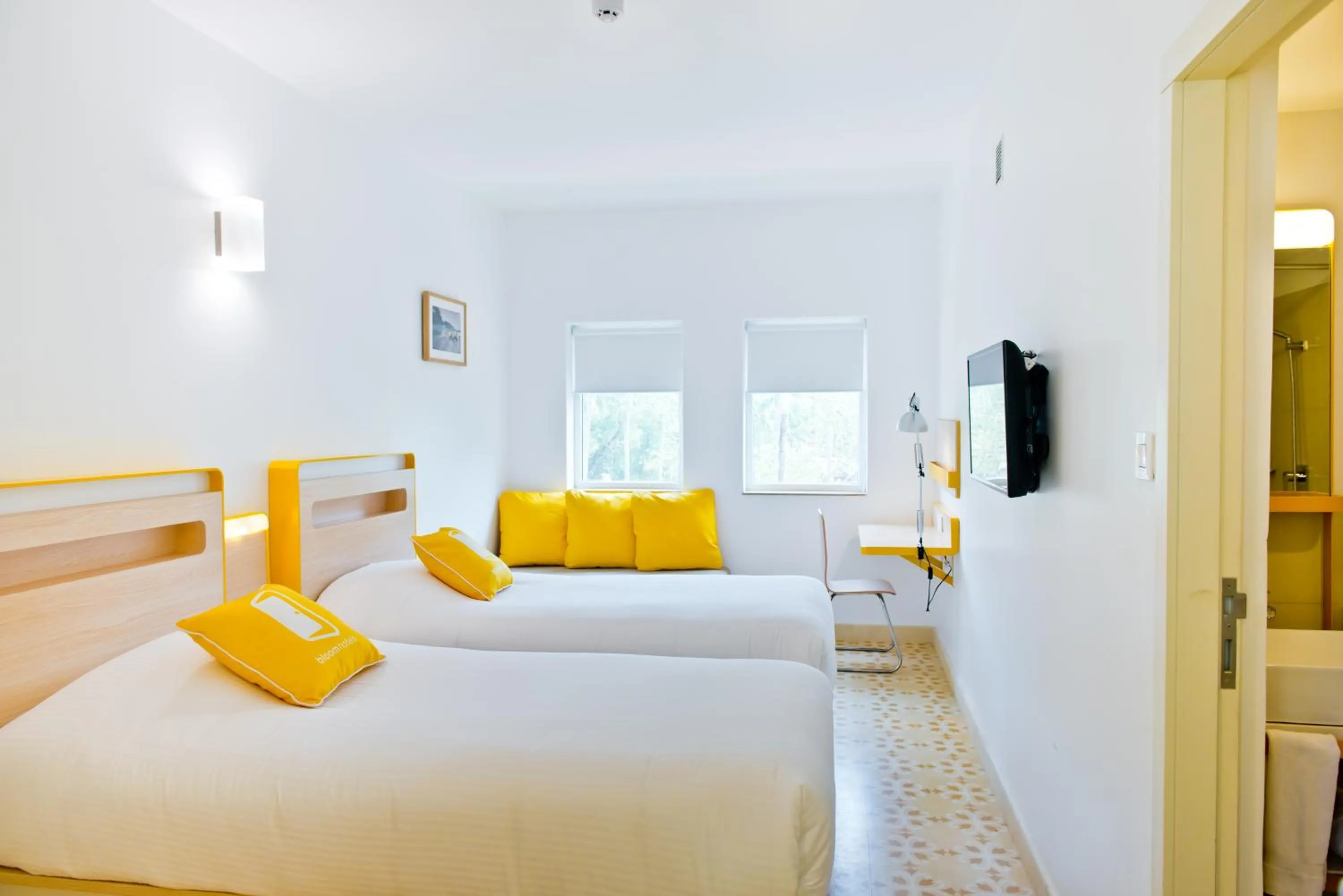 Bed in Bloomrooms Calangute