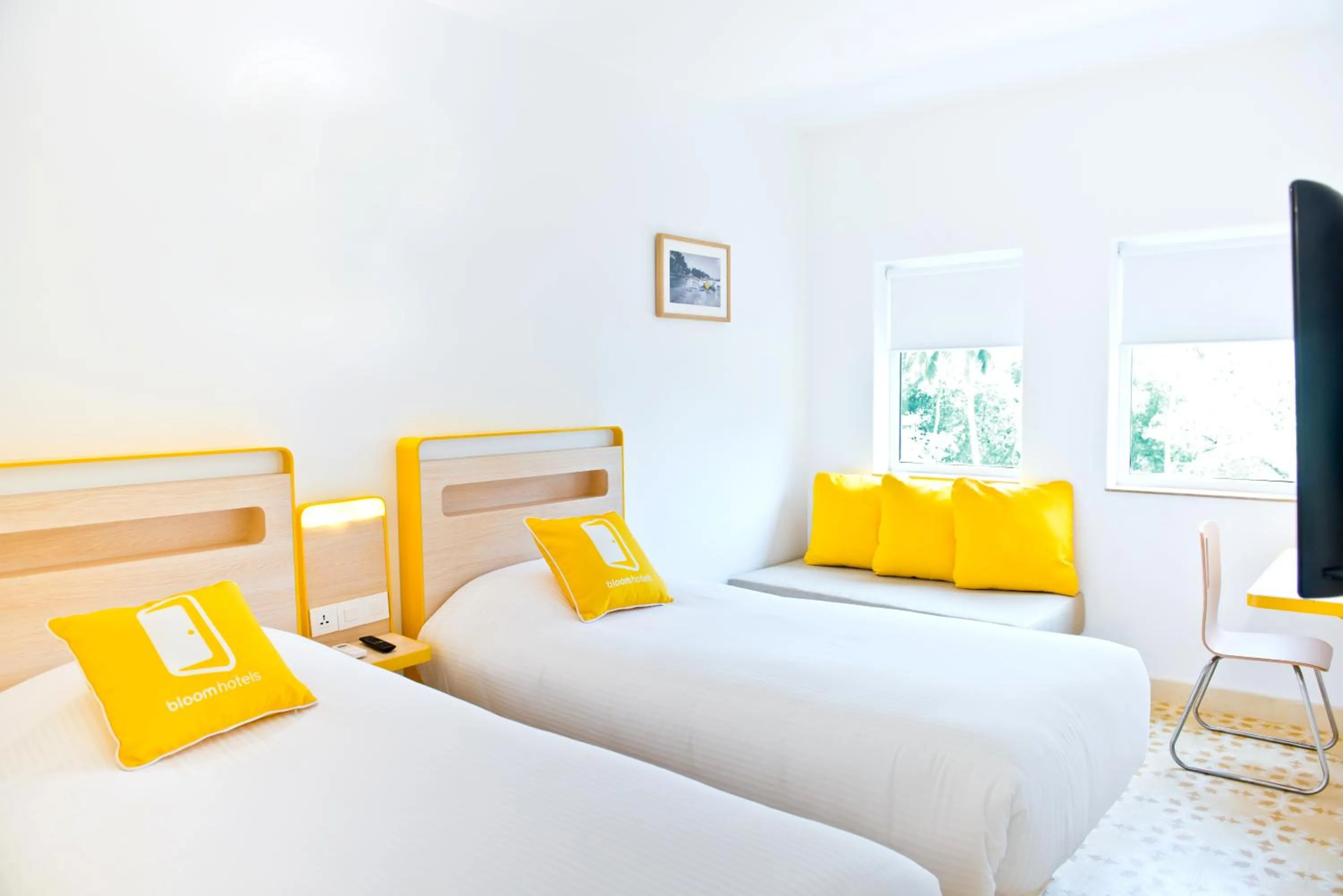 Bed in Bloomrooms Calangute