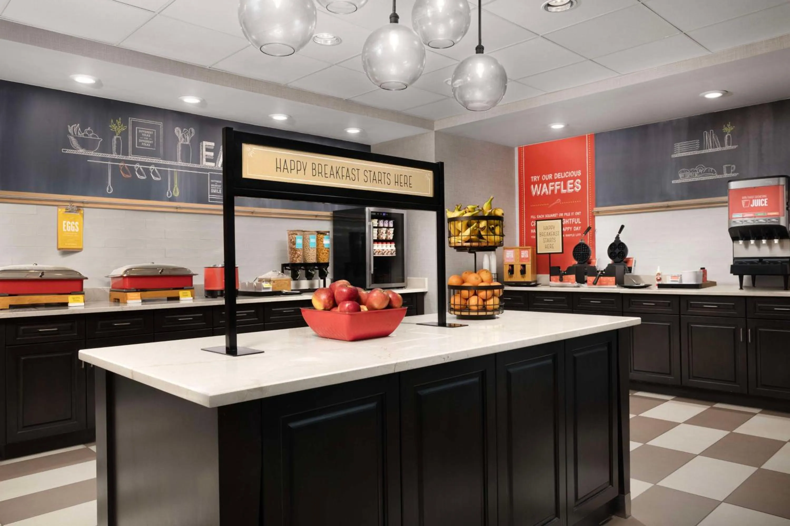 Breakfast in Hampton Inn & Suites Huntsville Research Park Area