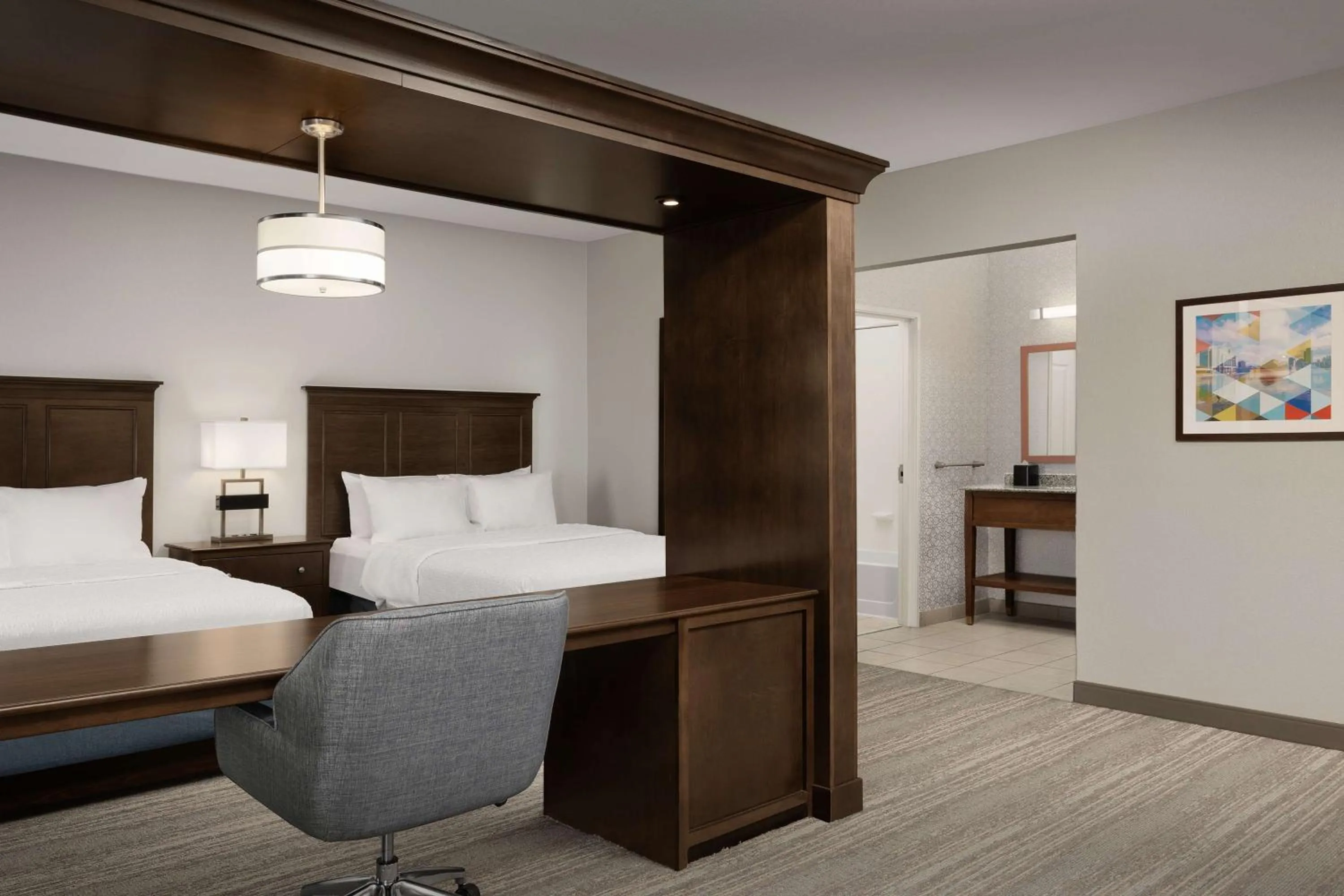 Bedroom, Bed in Hampton Inn & Suites Huntsville Research Park Area