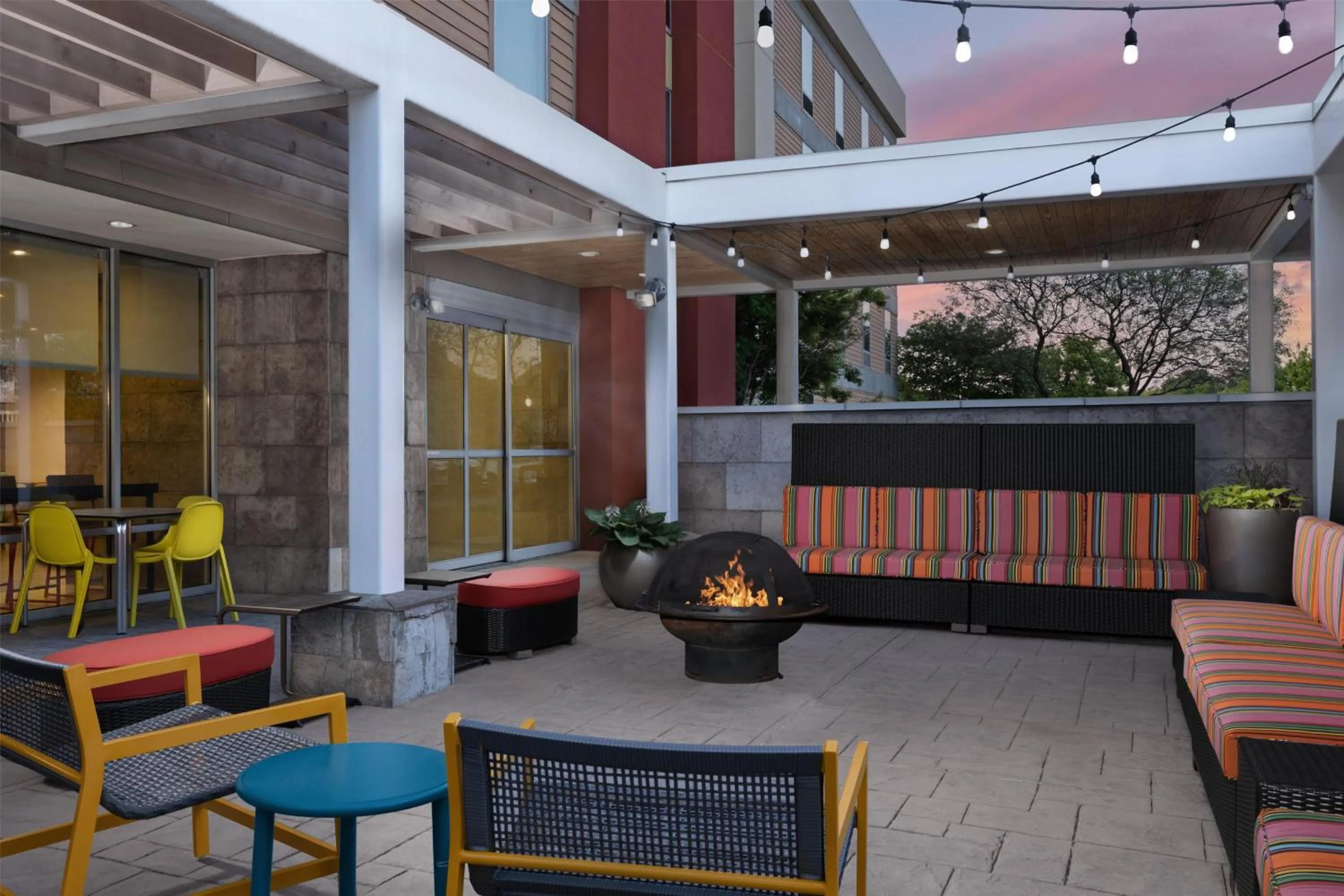 Patio in Home2 Suites by Hilton Huntsville Research Park Area, AL