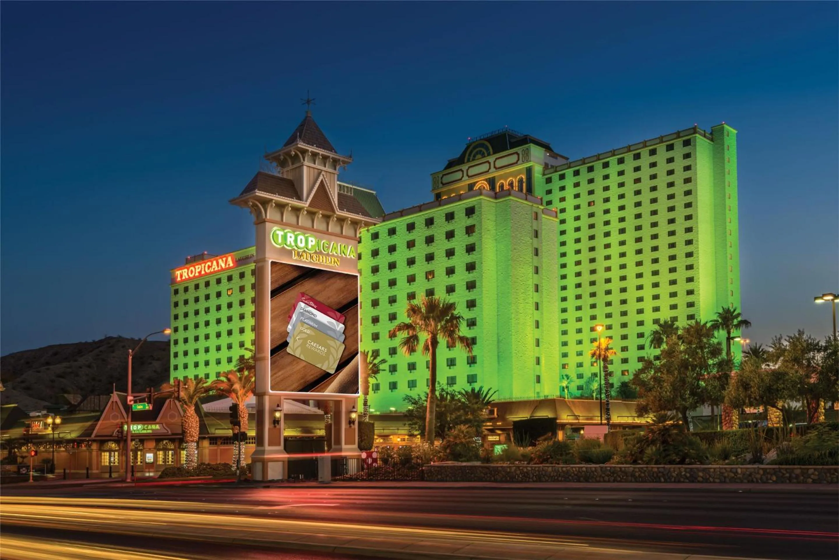 Property building in Tropicana Laughlin, A Caesars Destination