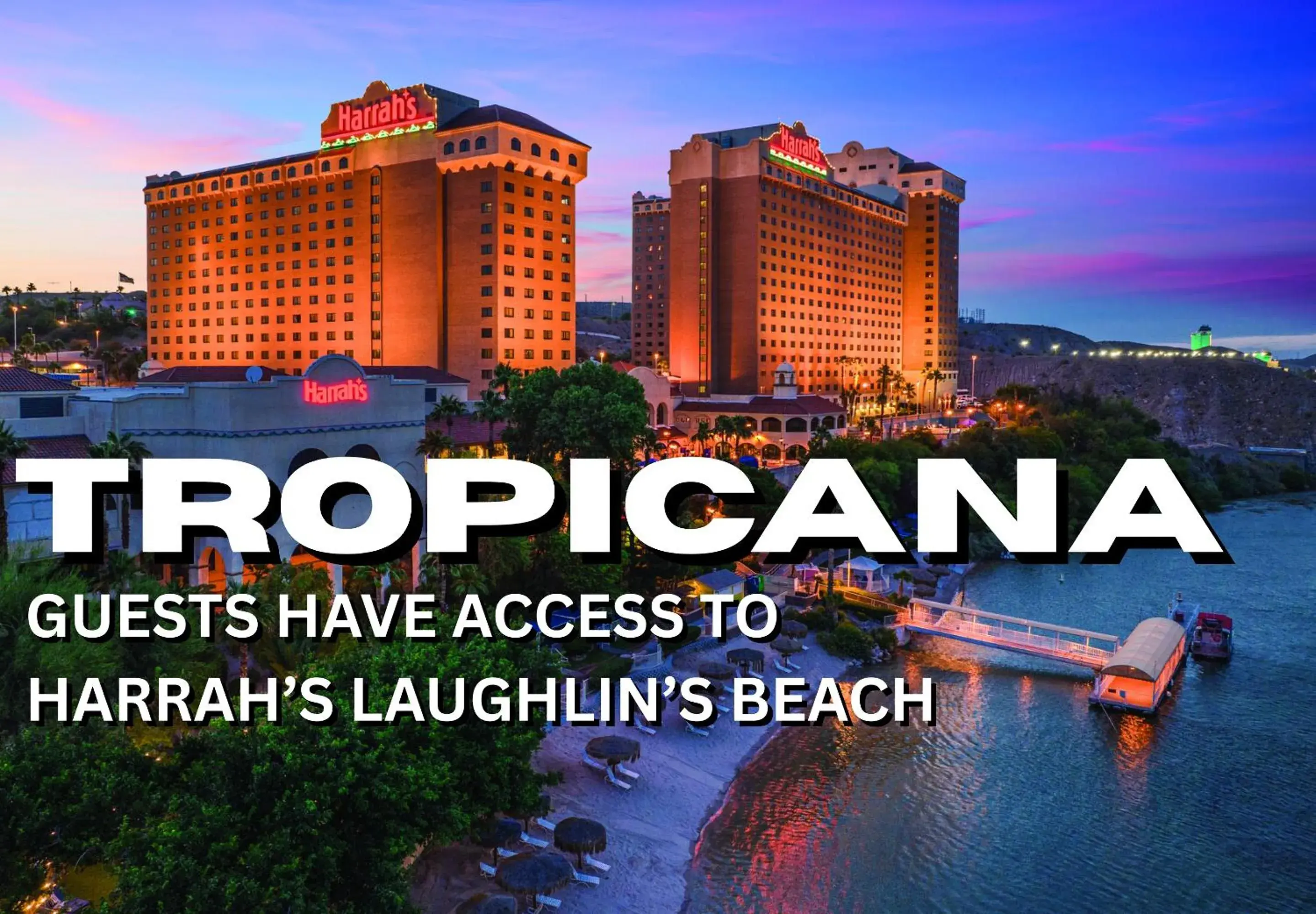 Property building in Tropicana Laughlin, A Caesars Destination Property building in Tropicana Laughlin, A Caesars Destination