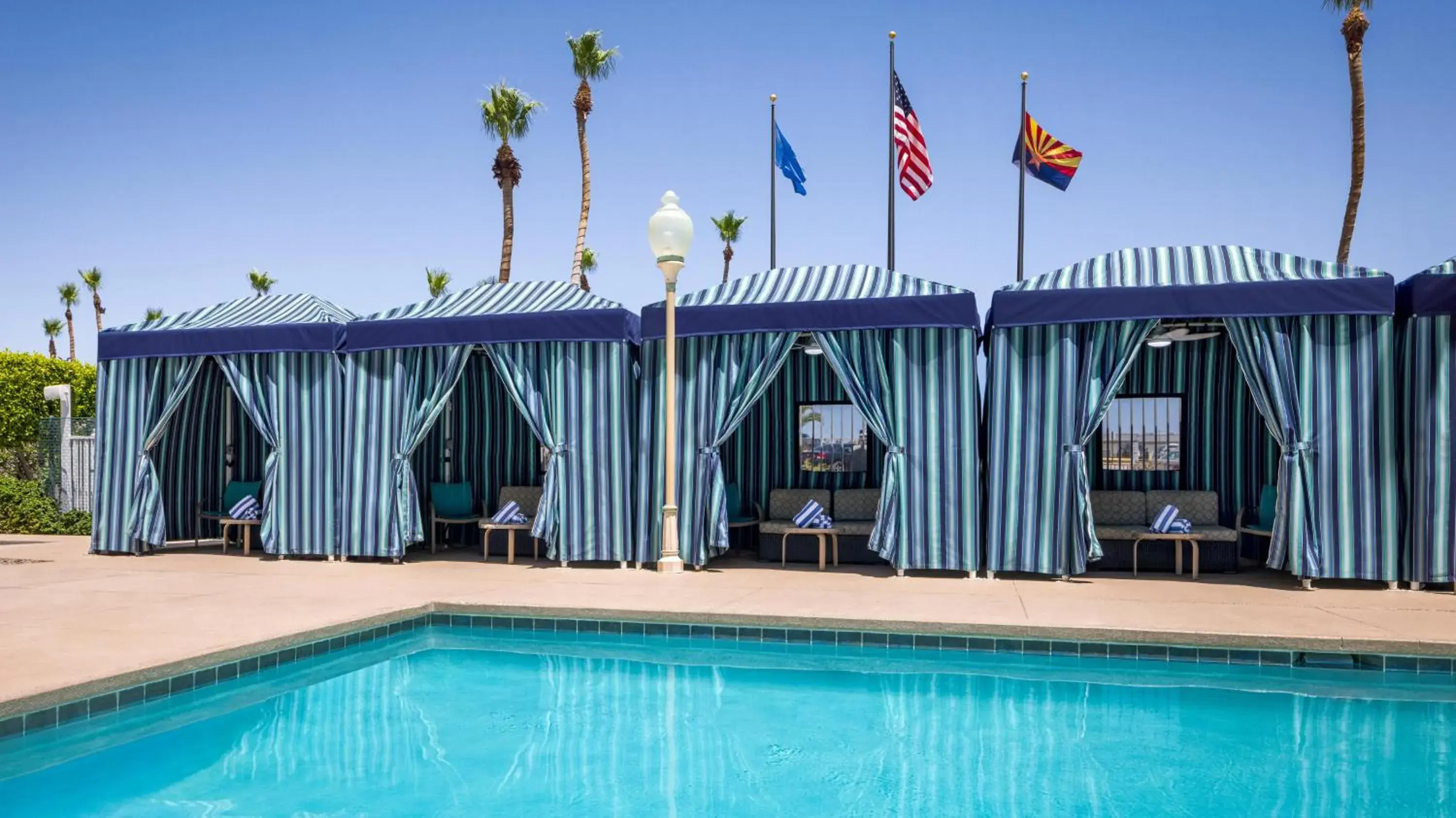Pool view in Tropicana Laughlin, A Caesars Destination Pool view in Tropicana Laughlin, A Caesars Destination