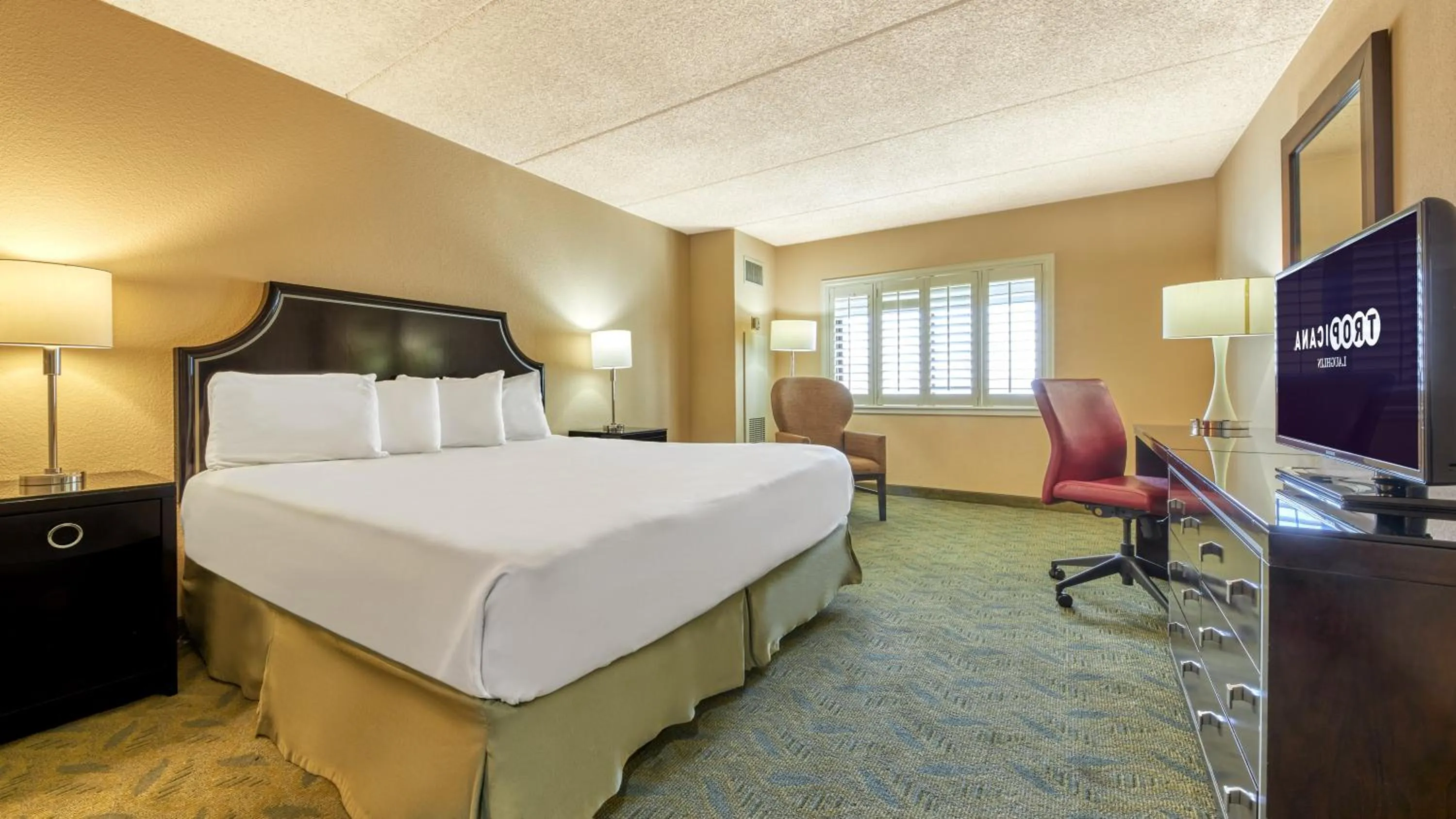 Bed in Tropicana Laughlin, A Caesars Destination