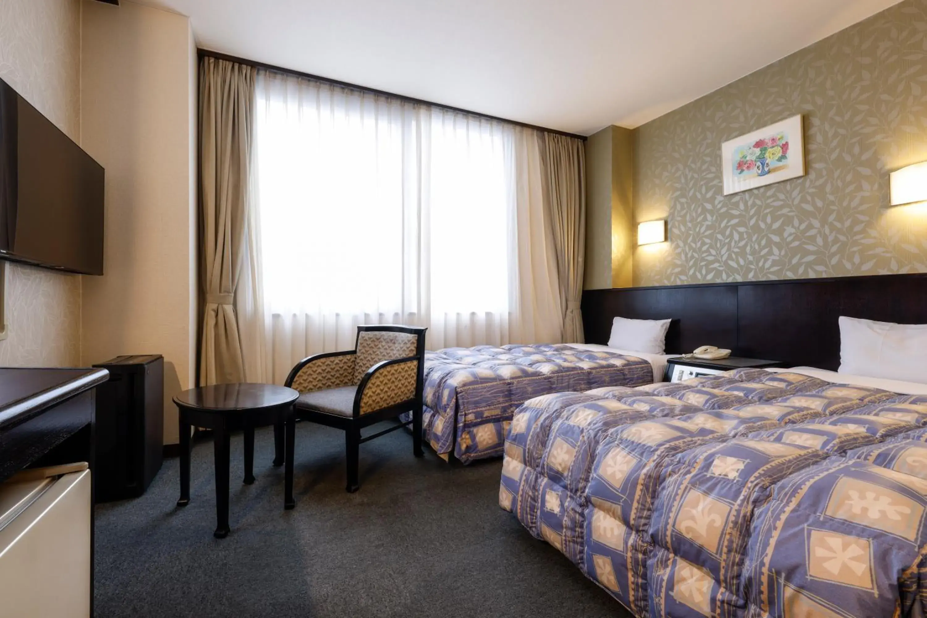 Bed in Kotohira Riverside Hotel Bed in Kotohira Riverside Hotel