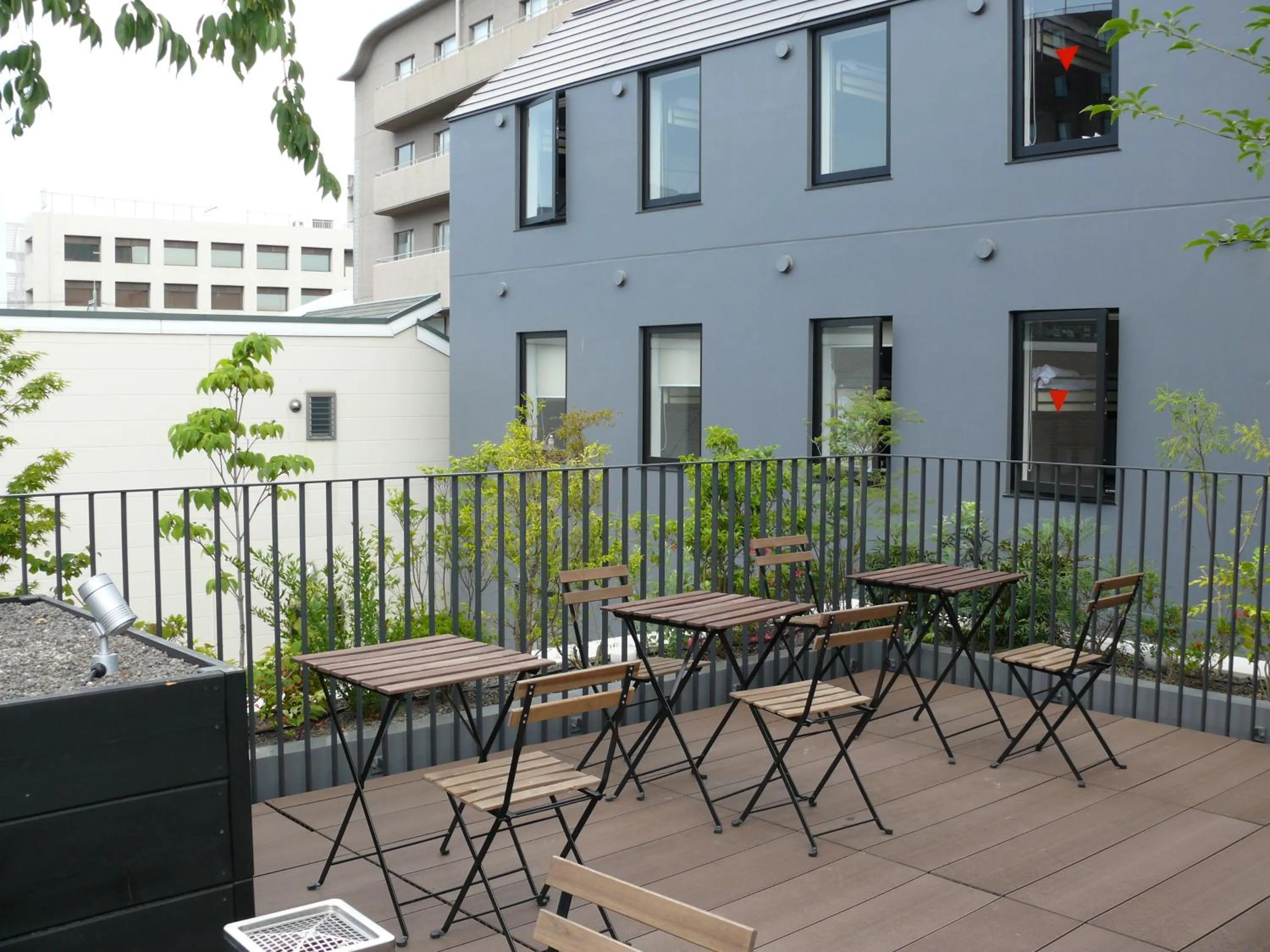 Balcony/Terrace in Piece Hostel Kyoto