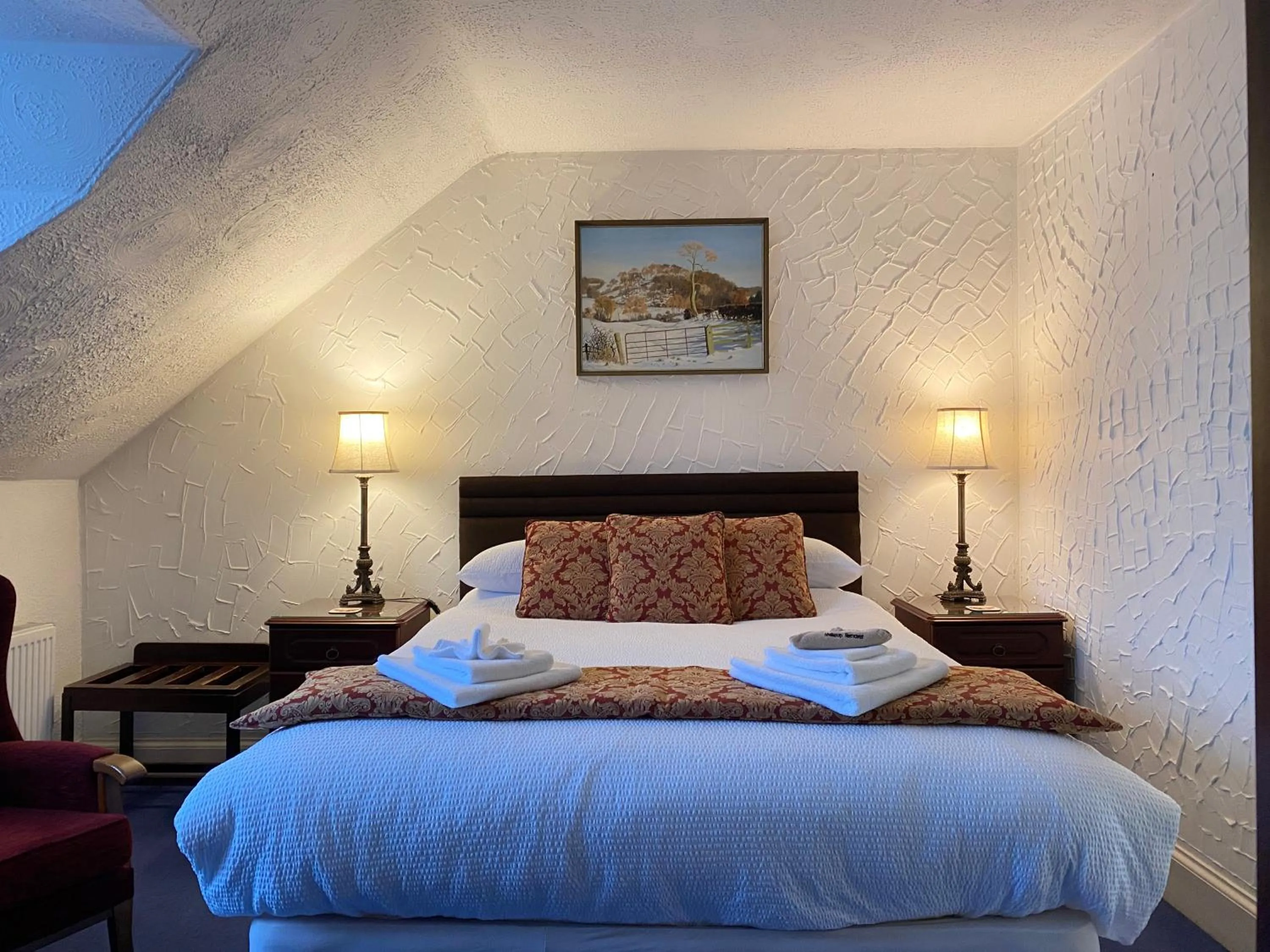 Bed in Garden Park Guest House