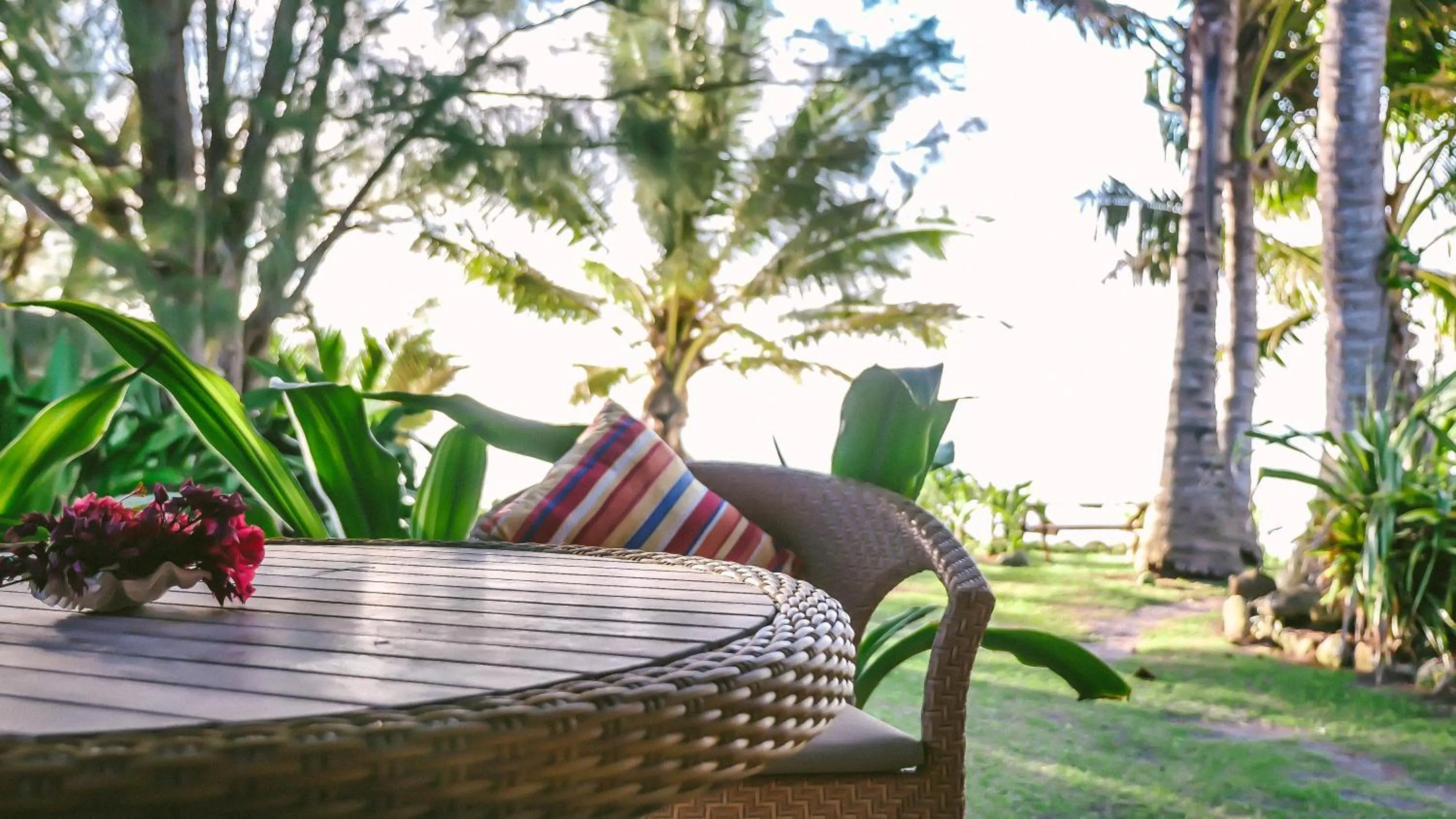 Patio in Muri Beach Resort