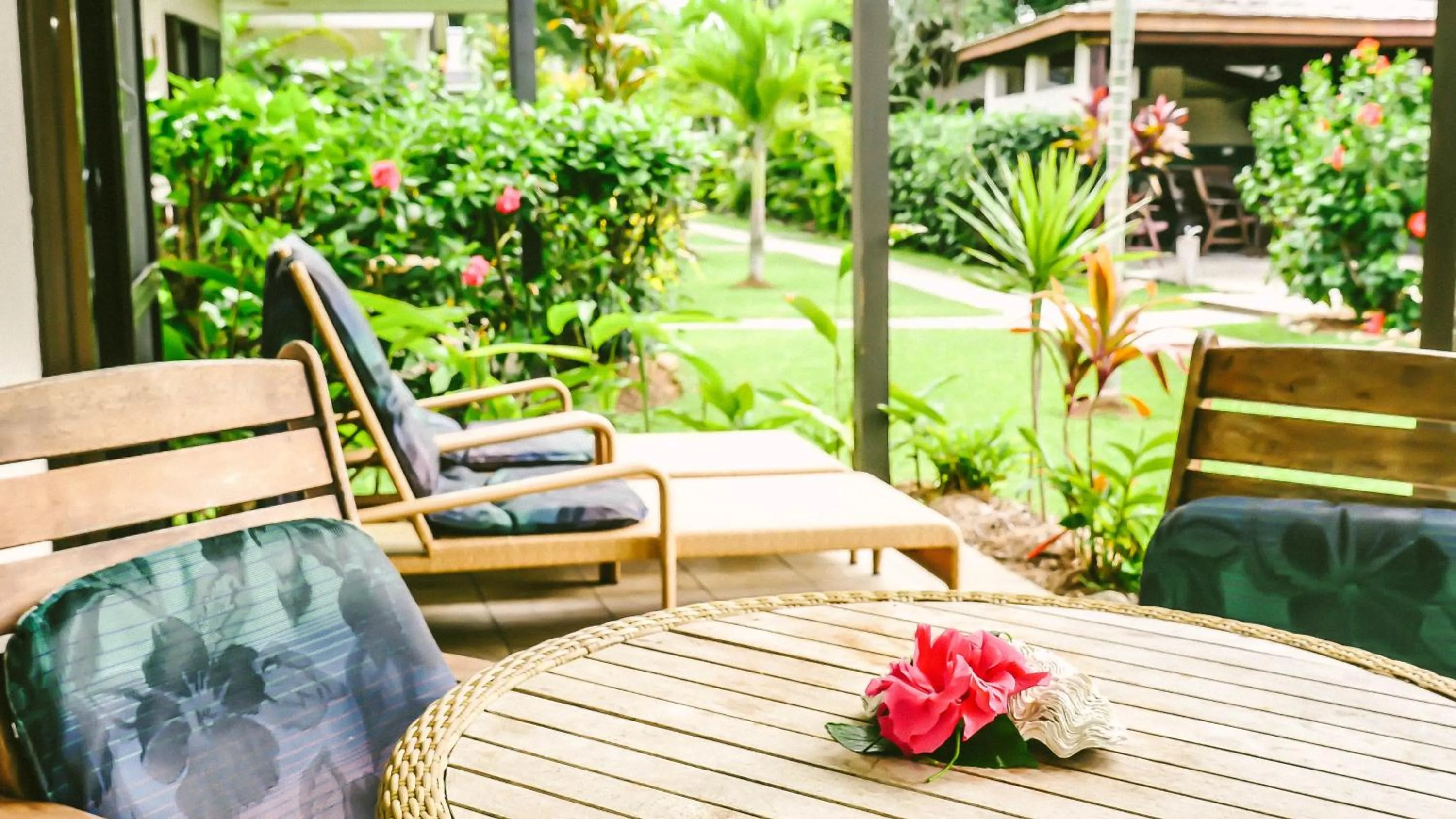 Patio in Muri Beach Resort