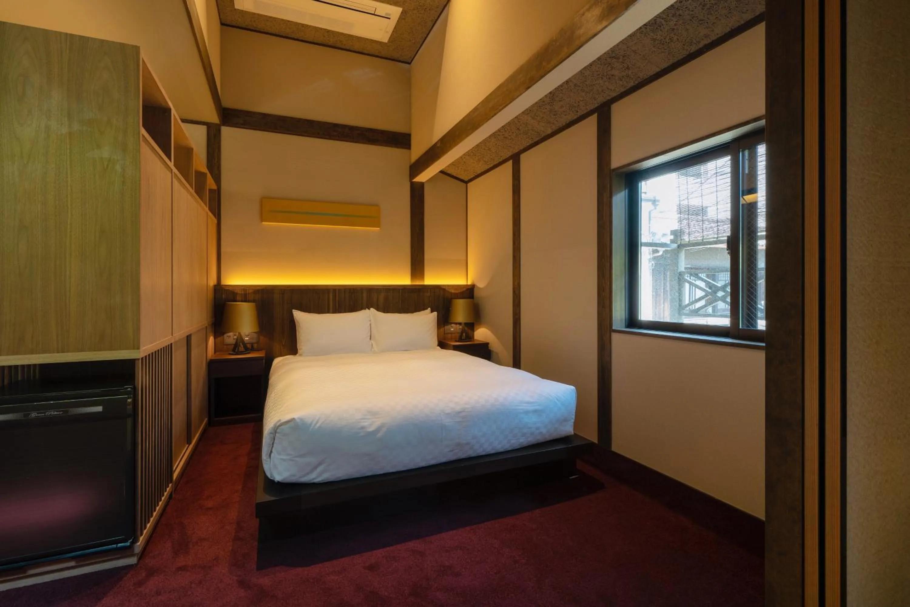 View (from property/room), Bed in THE MACHIYA KAZAHAYA