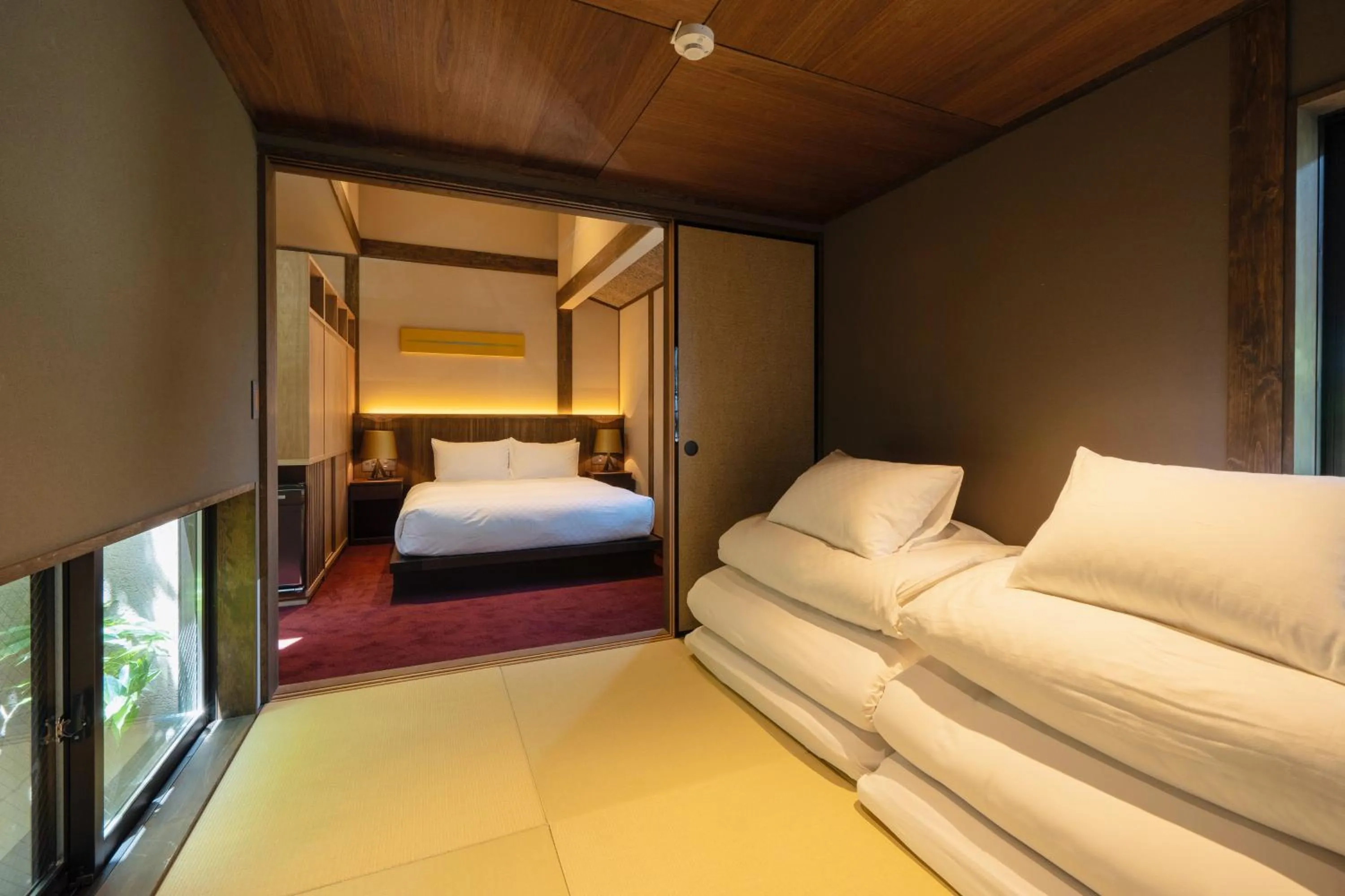 Photo of the whole room, Bed in THE MACHIYA KAZAHAYA