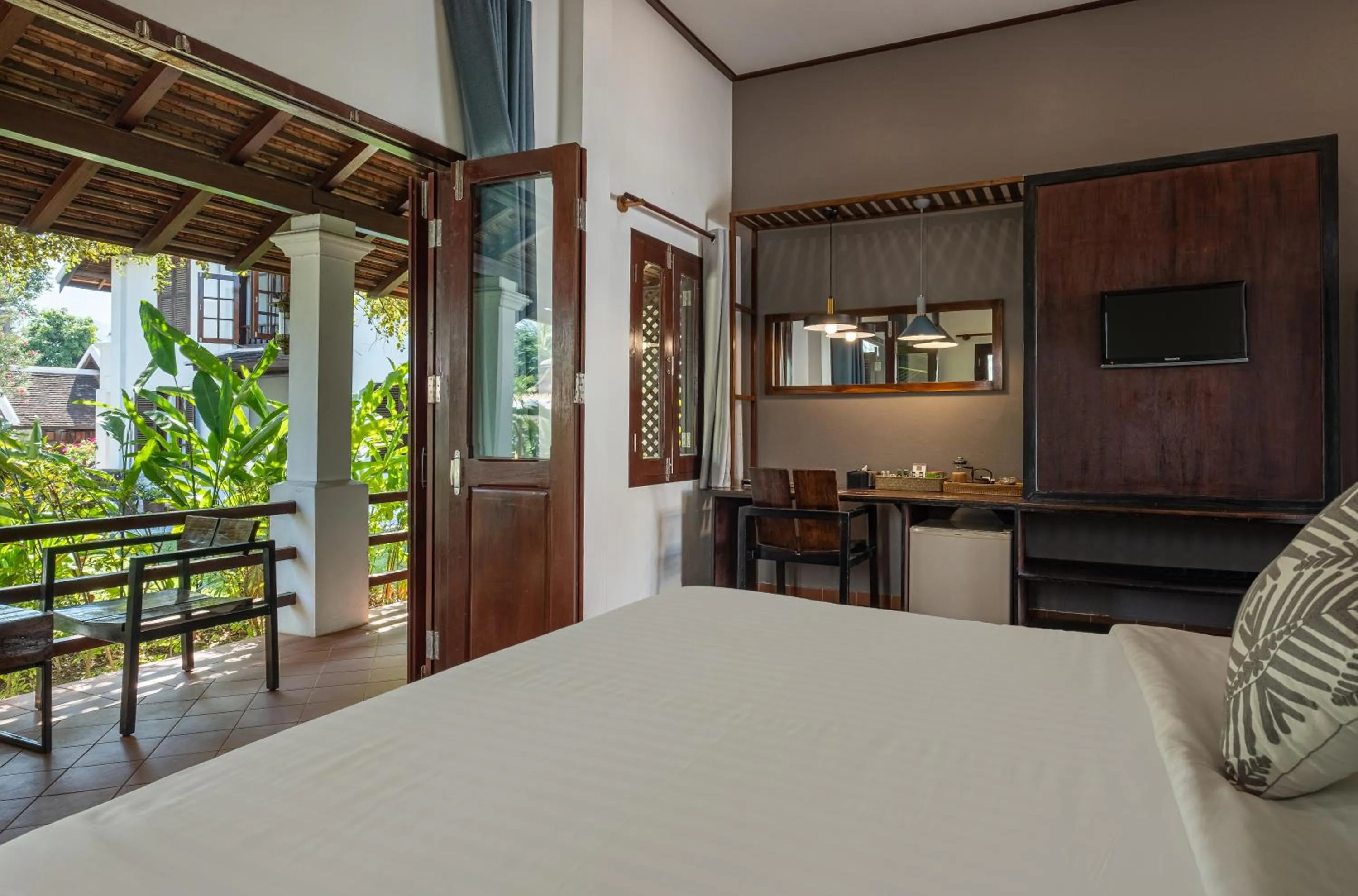 Bedroom, Bed in Sanctuary Hotel Luang Prabang