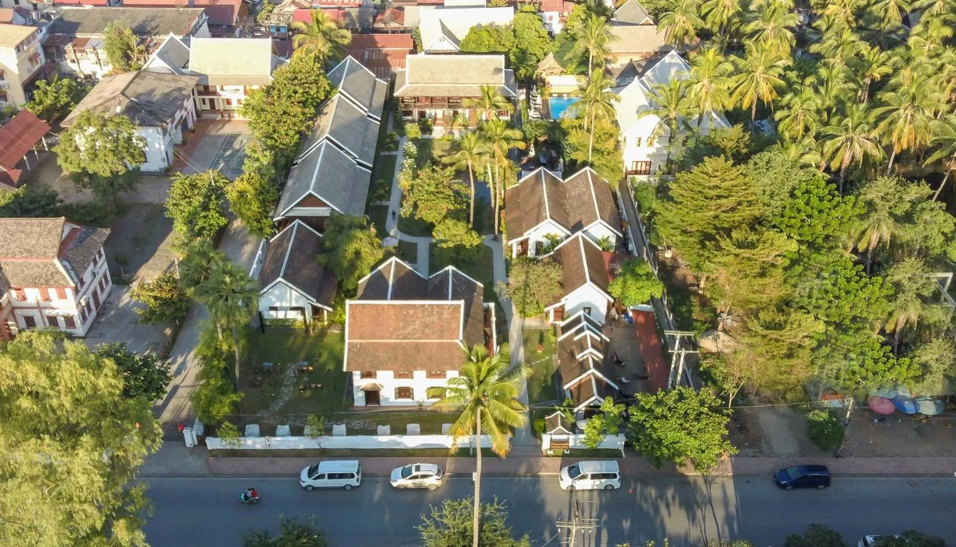 Bird's eye view in Sanctuary Hotel Luang Prabang