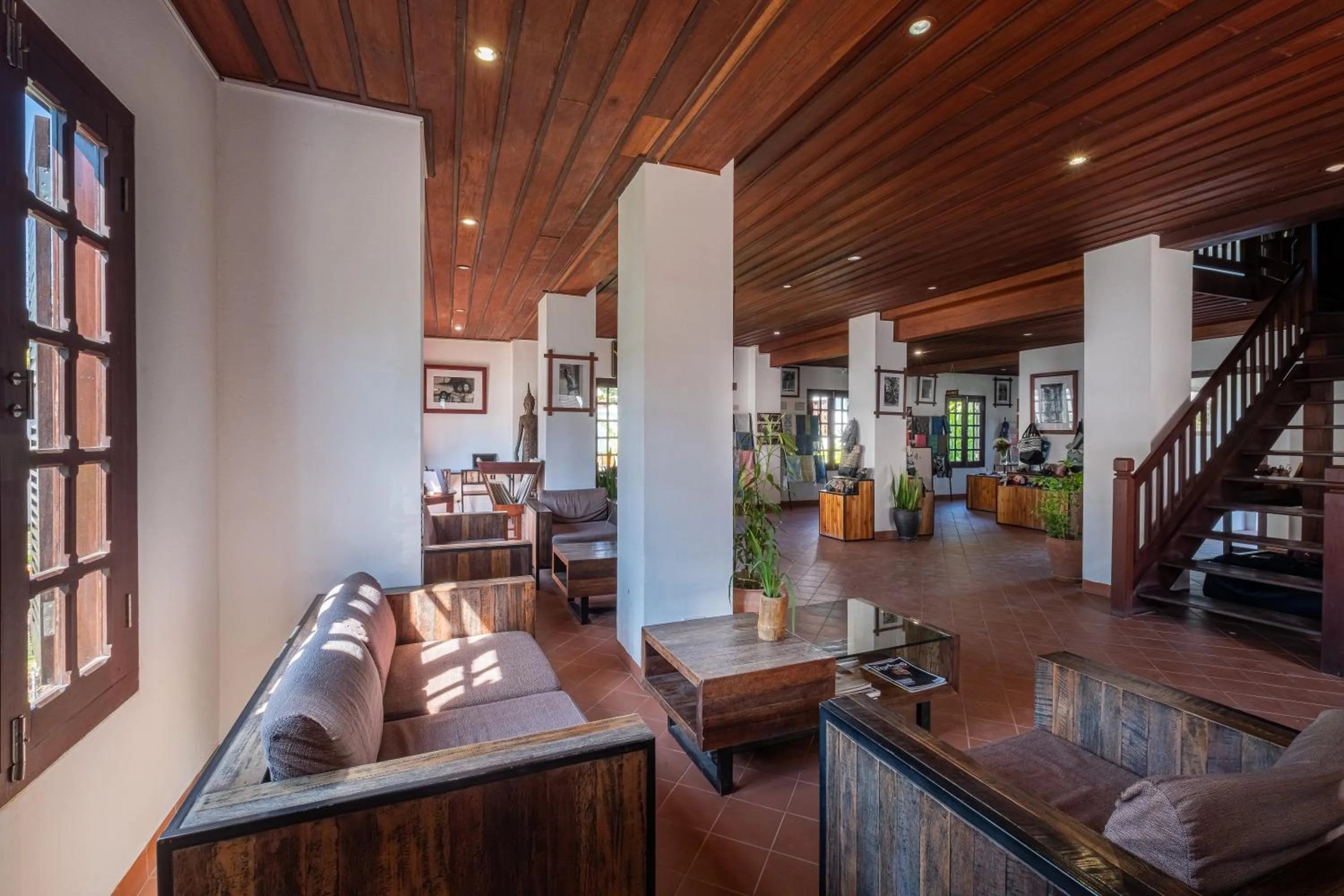 Lobby or reception in Sanctuary Hotel Luang Prabang