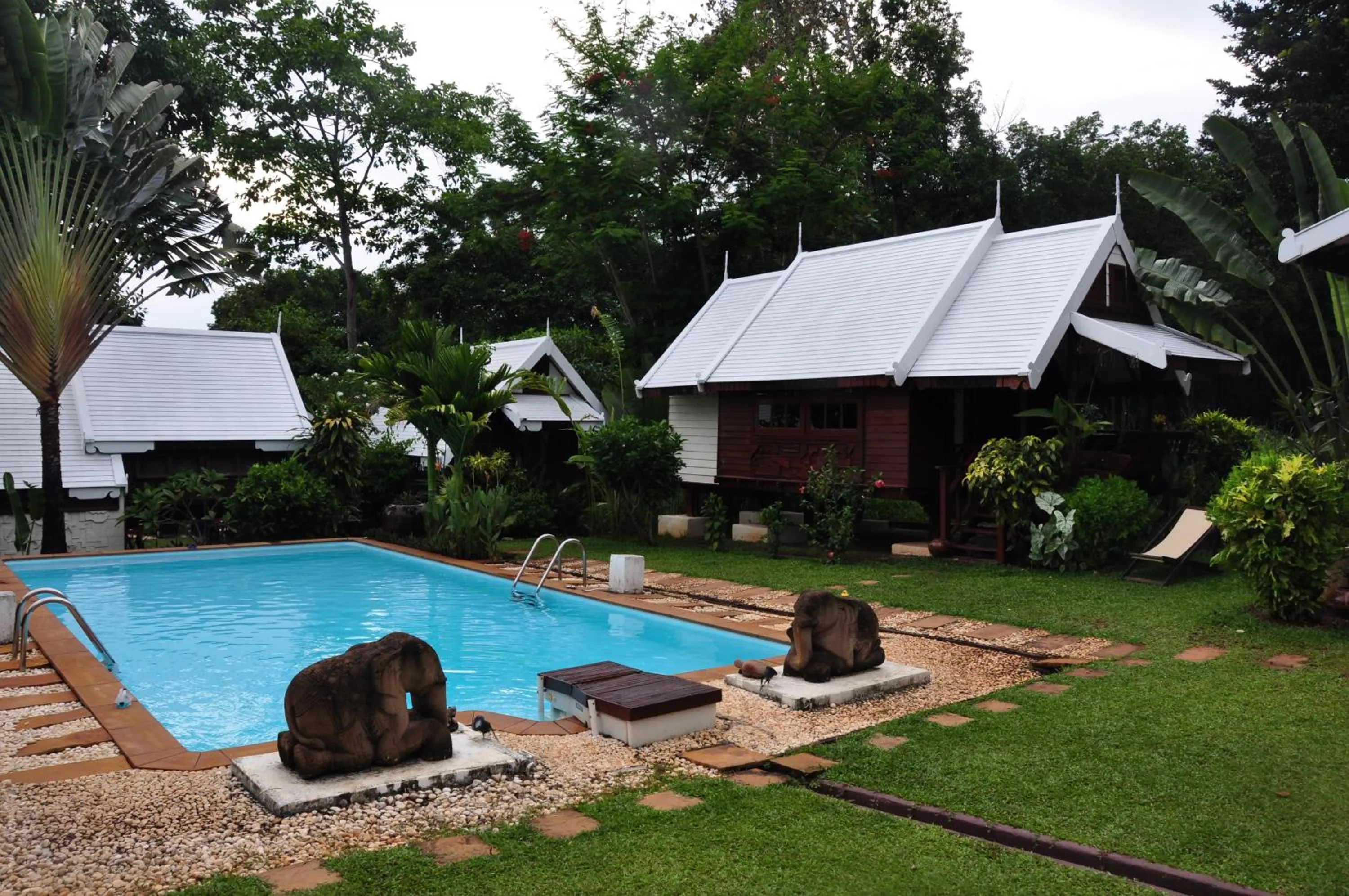 Garden view in Le Passe-Temps