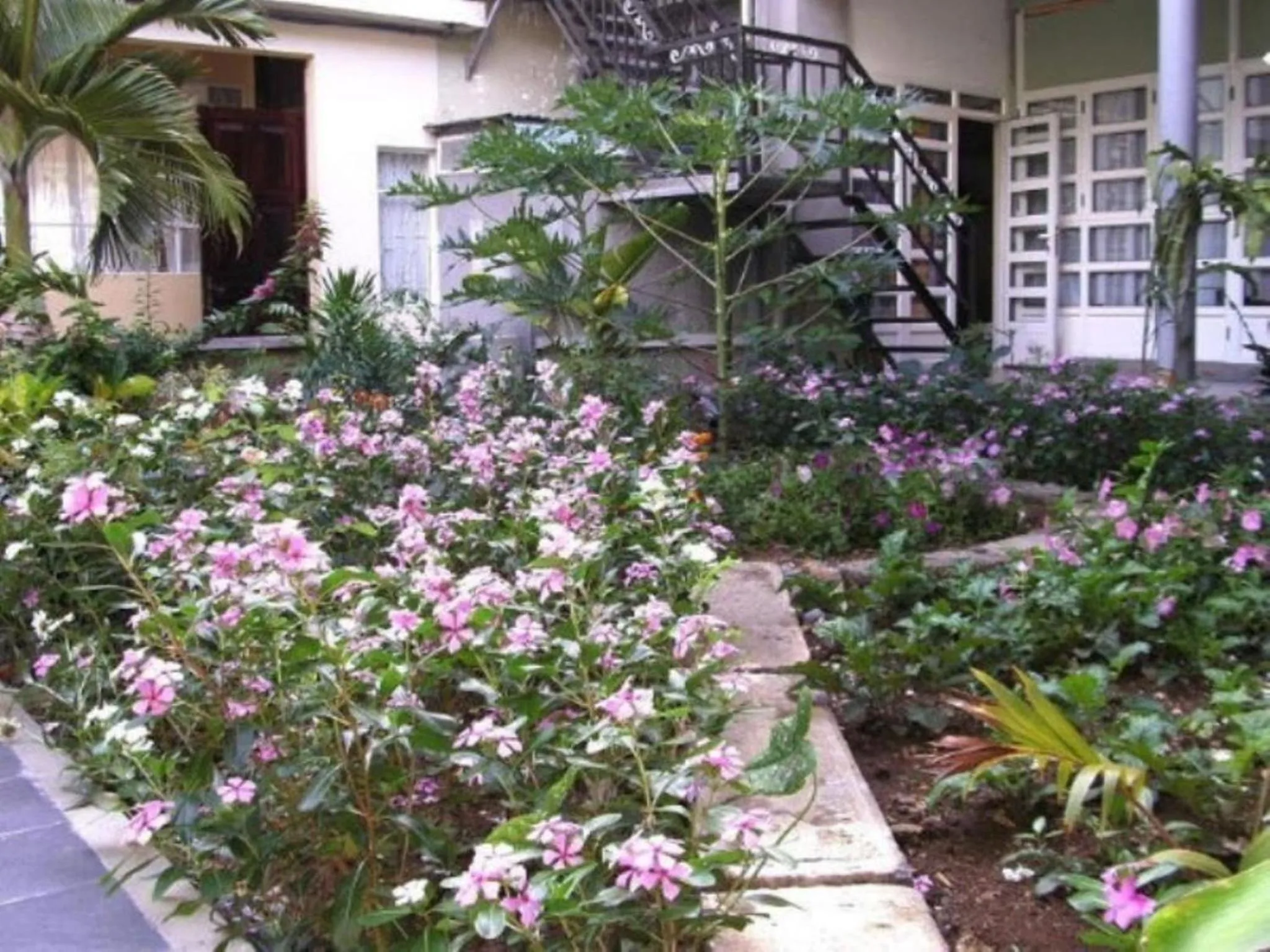 Garden in Auberge Le Saladier
